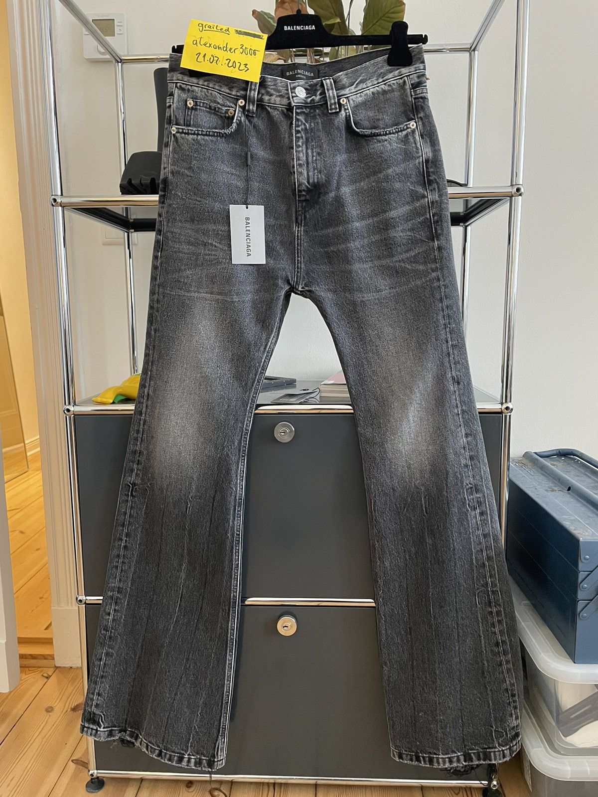 Balenciaga Balenciaga fall 2022 the lost tape flared denim jeans | Grailed