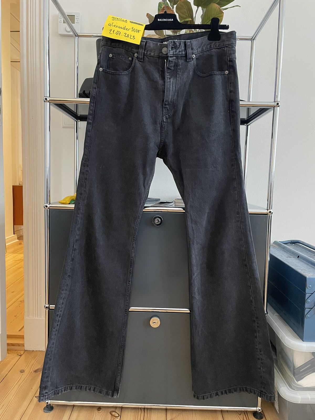 Balenciaga22 Fall Lost Tape Flared denim - デニム/ジーンズ