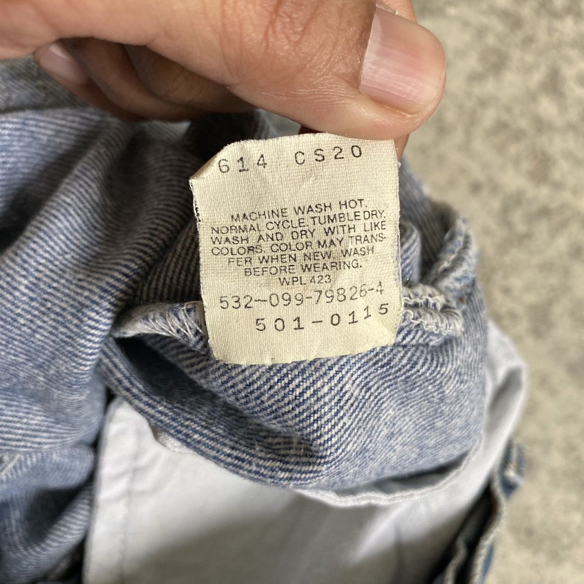 Levi's Size 29x30 Vintage 90's Levi's 501 Faded Stonewashed Jeans Size US 29 - 25 Thumbnail
