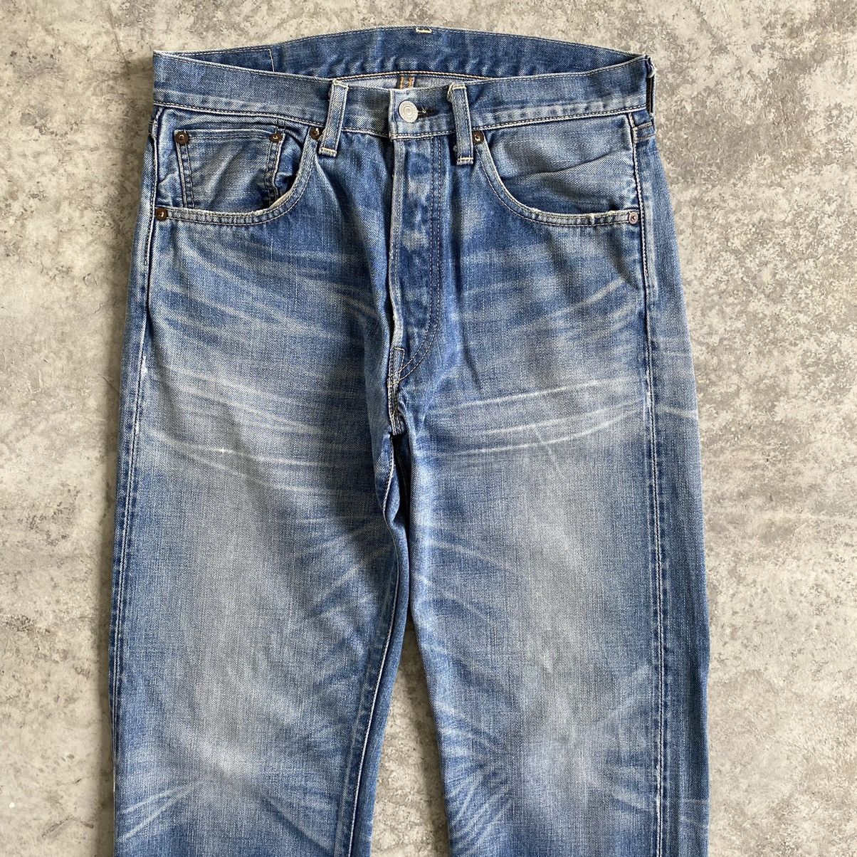 Levi's Vintage Y2K Levi's 501XX Big E Selvedge LVC Japan Size US 31 - 3 Thumbnail