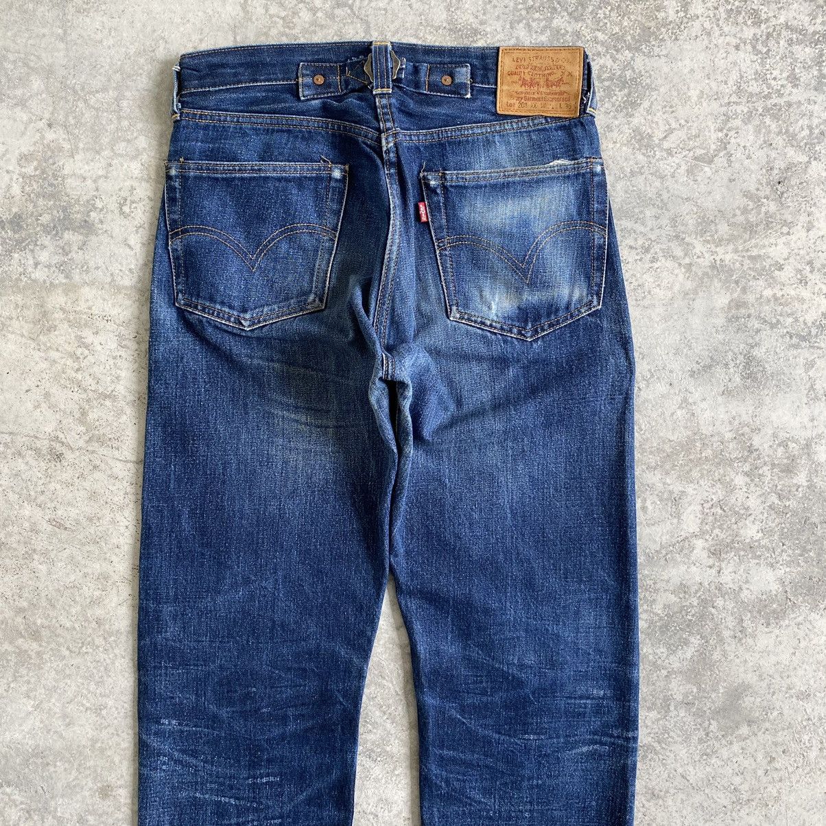 Levi's Vintage 1998 Levi's 201XX Big E LVC Selvedge Denim Jeans Size US 29 - 15 Thumbnail