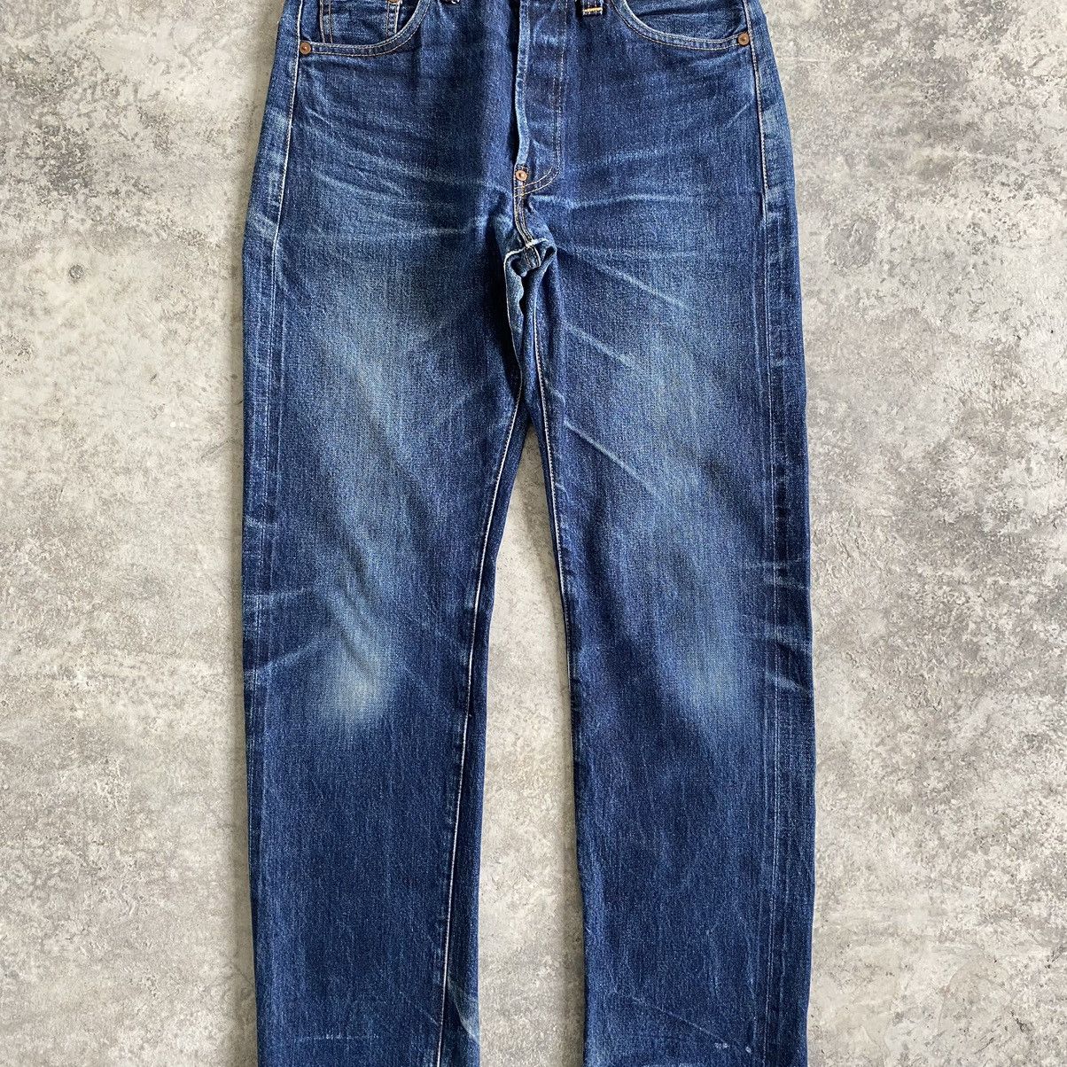 Levi's Vintage 1998 Levi's 201XX Big E LVC Selvedge Denim Jeans Size US 29 - 5 Thumbnail