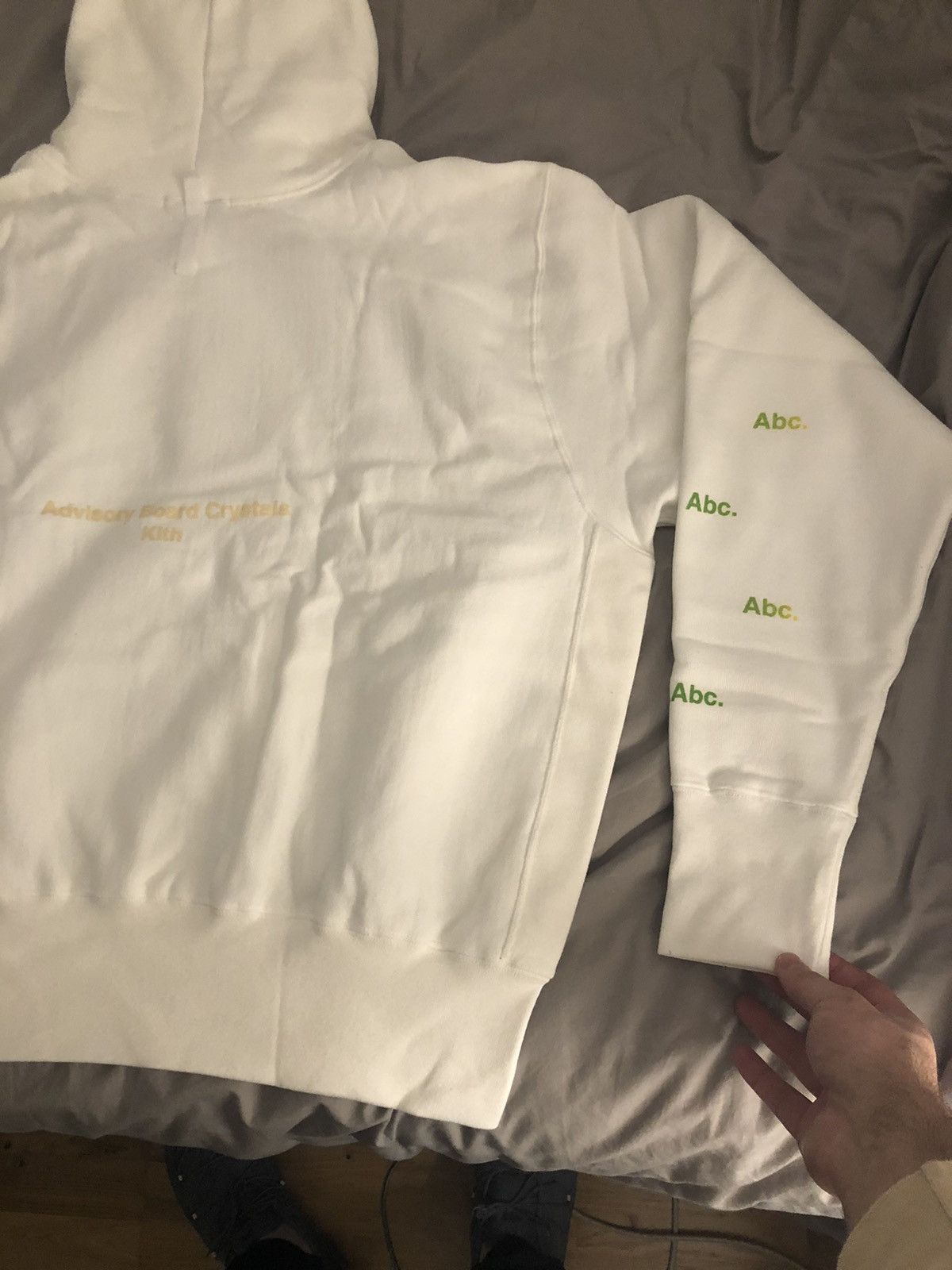 Kith Kith x Advisory Board Crystals Holograph Hoodie (White - XL) Size US XL / EU 56 / 4 - 13 Thumbnail
