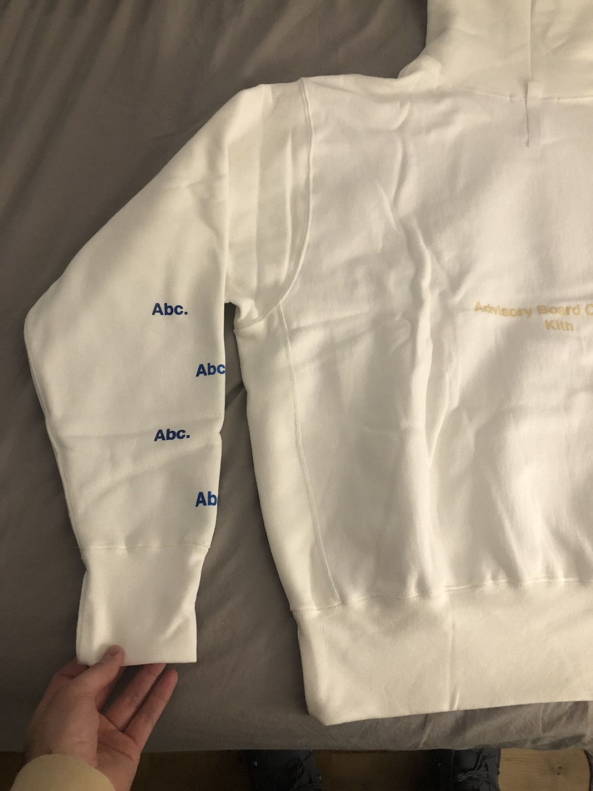 Kith Kith x Advisory Board Crystals Holograph Hoodie (White - XL) Size US XL / EU 56 / 4 - 12 Thumbnail