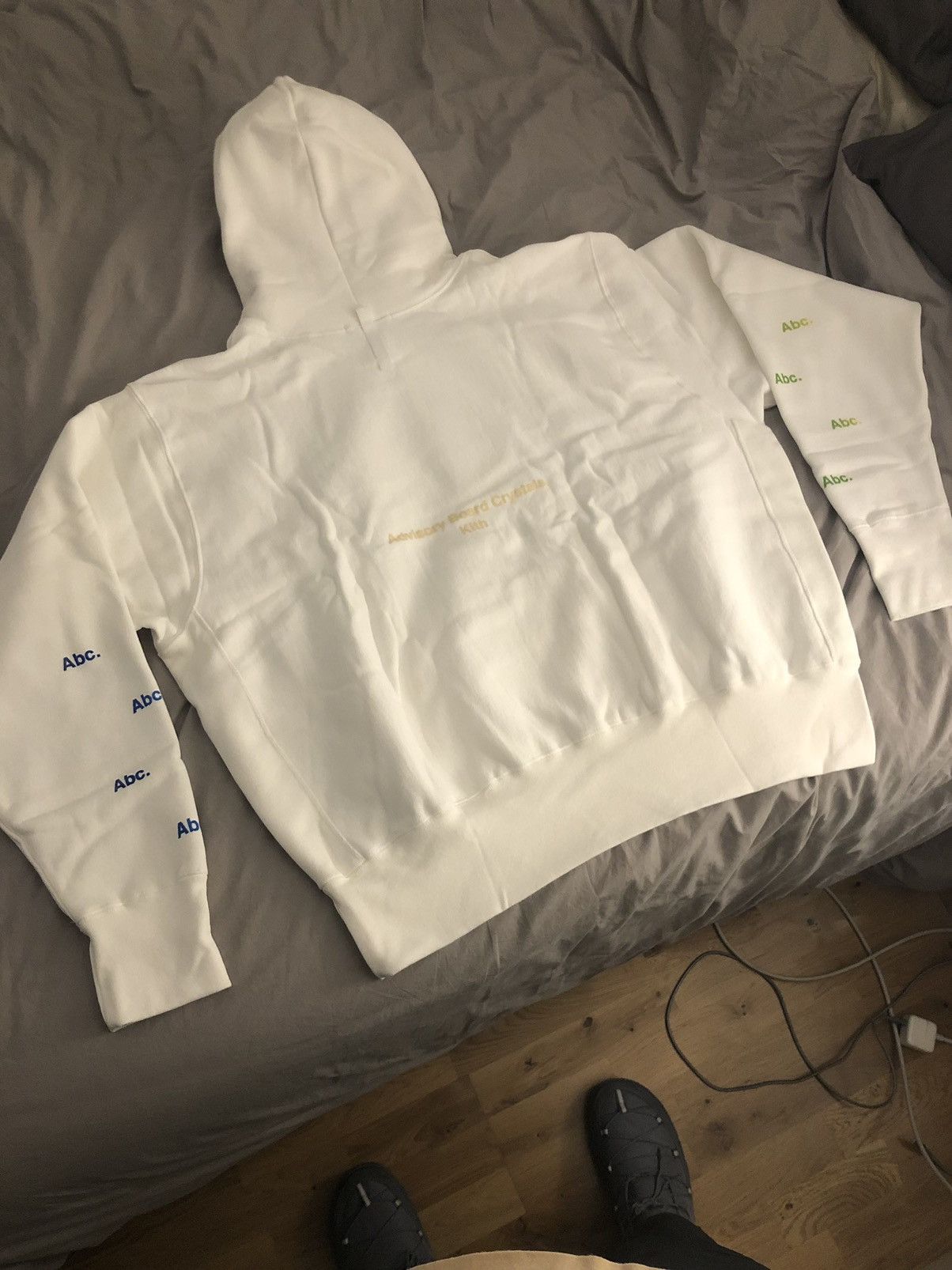 Kith Kith x Advisory Board Crystals Holograph Hoodie (White - XL) Size US XL / EU 56 / 4 - 11 Thumbnail