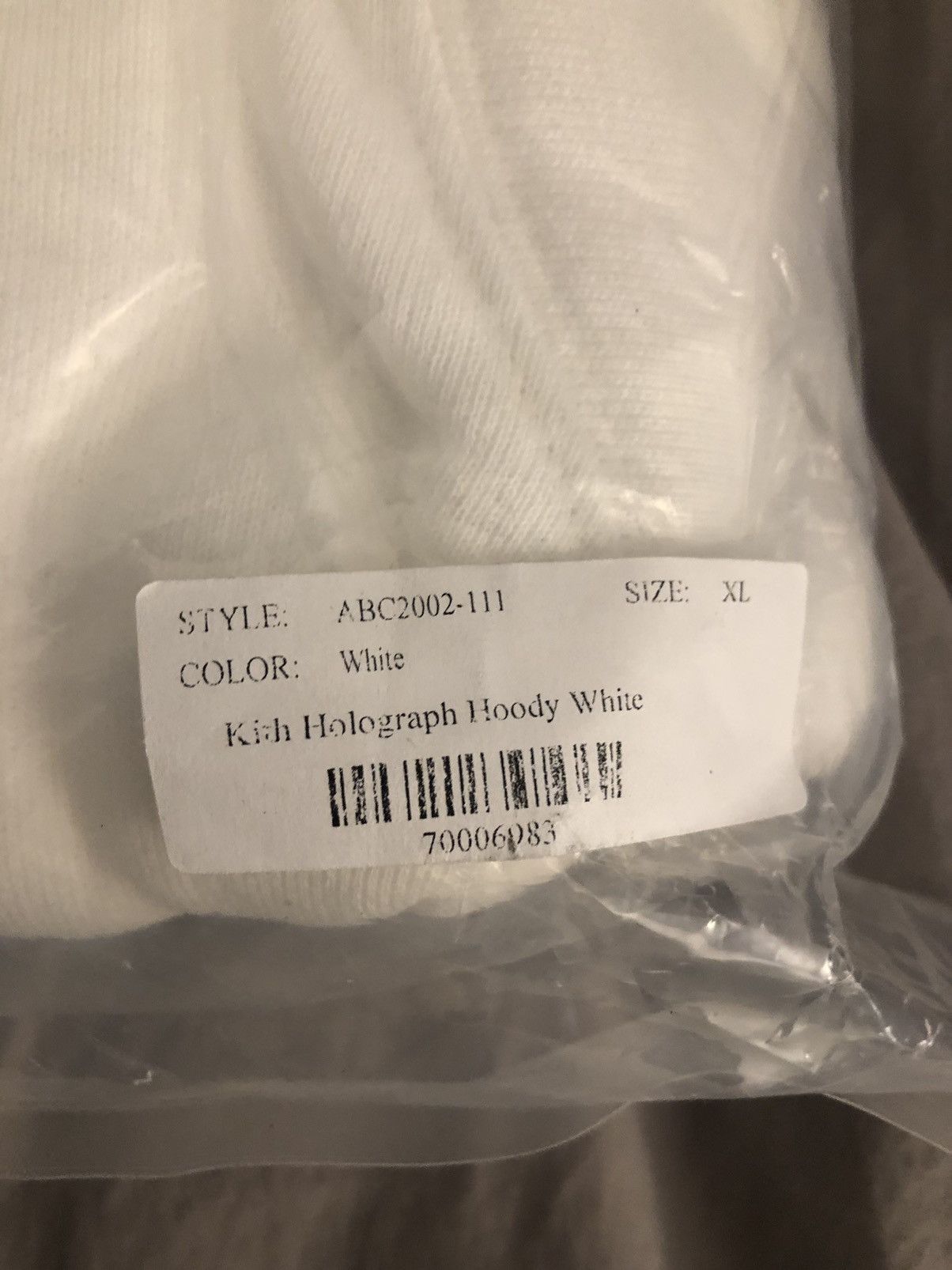 Kith Kith x Advisory Board Crystals Holograph Hoodie (White - XL) Size US XL / EU 56 / 4 - 17 Thumbnail