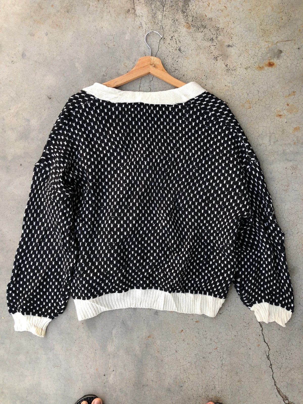 Aran Isles Knitwear 💥Japanesebrand Pullover Monogram Knitting Like Crop Top Size US L / EU 52-54 / 3 - 10 Thumbnail