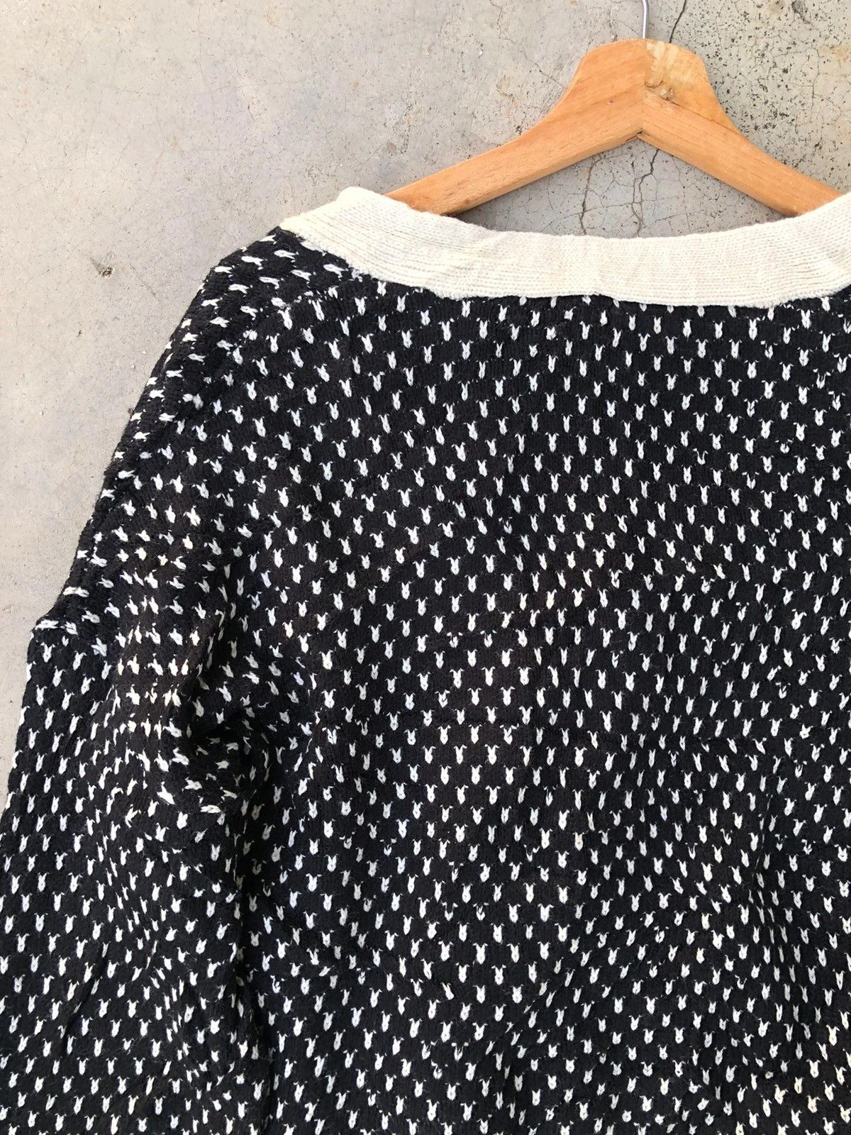 Aran Isles Knitwear 💥Japanesebrand Pullover Monogram Knitting Like Crop Top Size US L / EU 52-54 / 3 - 11 Thumbnail