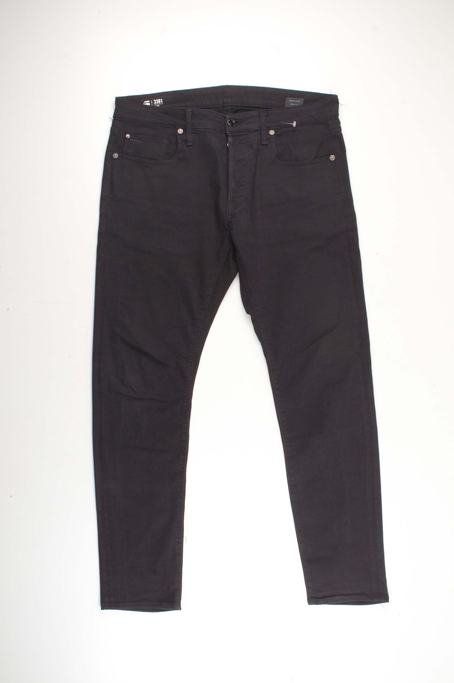 37882 G-Star Raw 3301 Slim Black Men Jeans size 33/32