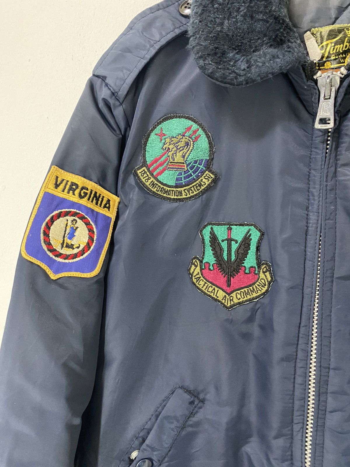 Vintage Vintage MA-1 Flight Jacket USAF Tactical Air Command Size US XS / EU 42 / 0 - 5 Thumbnail