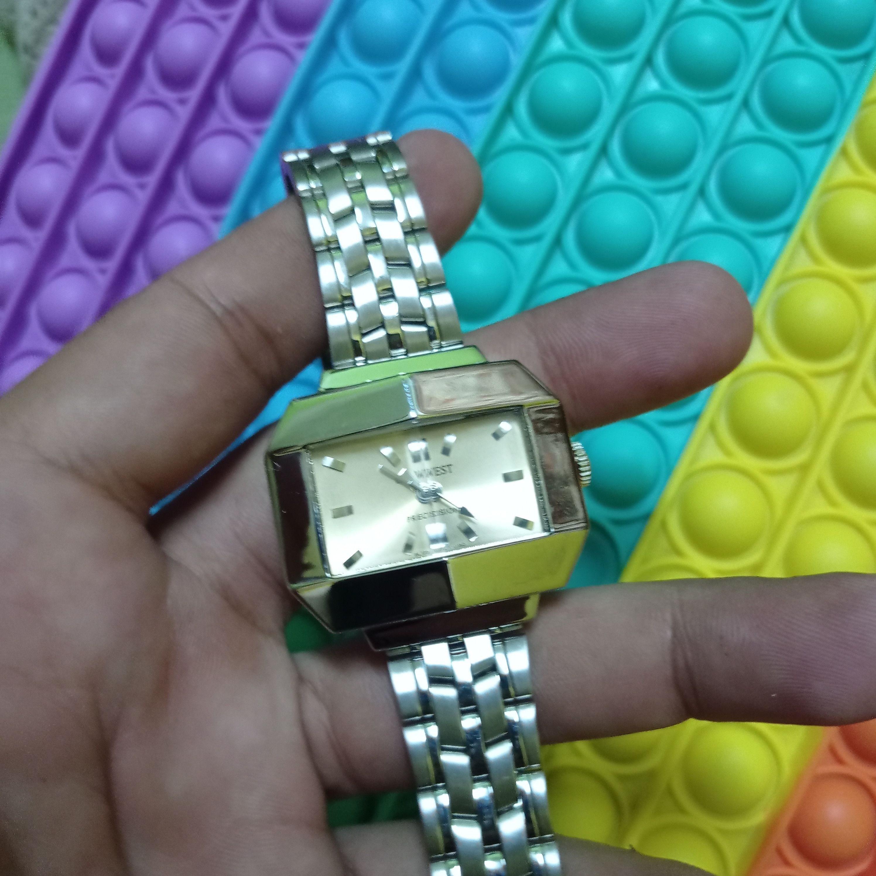 Japanese Brand Retro L.A WEST JAPANESE WATCH (Cutting Glass Shape) Size ONE SIZE - 14 Thumbnail