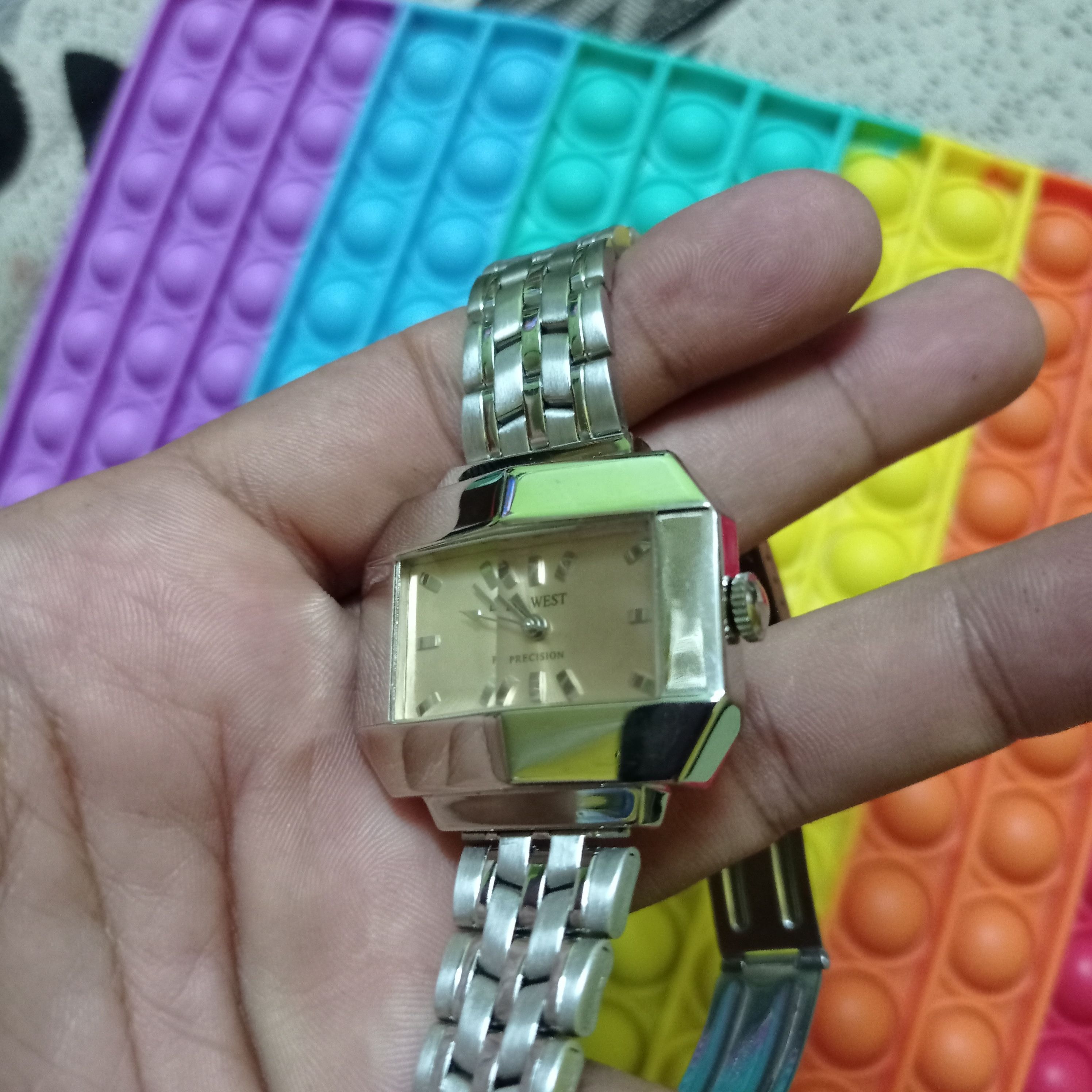 Japanese Brand Retro L.A WEST JAPANESE WATCH (Cutting Glass Shape) Size ONE SIZE - 6 Thumbnail
