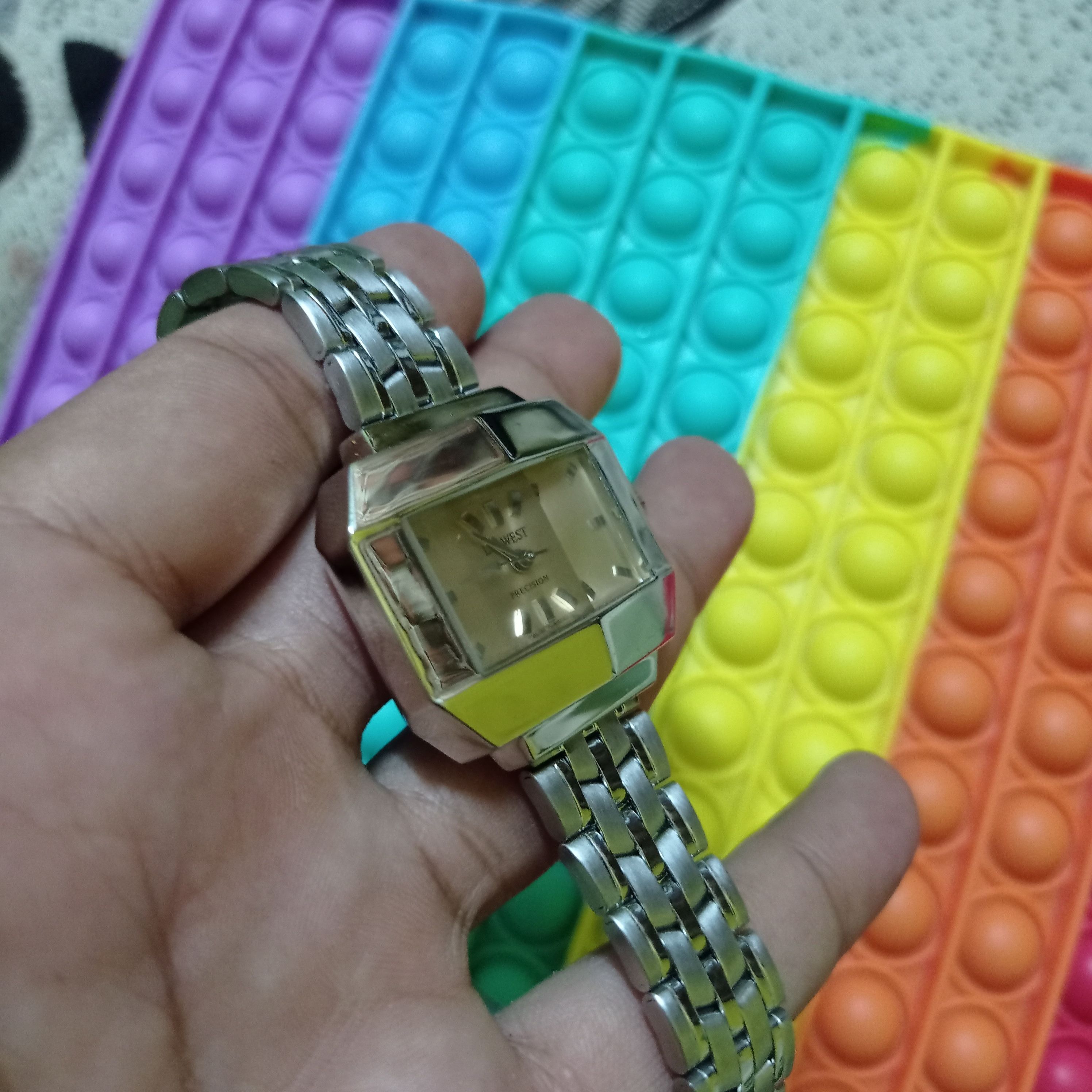 Japanese Brand Retro L.A WEST JAPANESE WATCH (Cutting Glass Shape) Size ONE SIZE - 12 Thumbnail