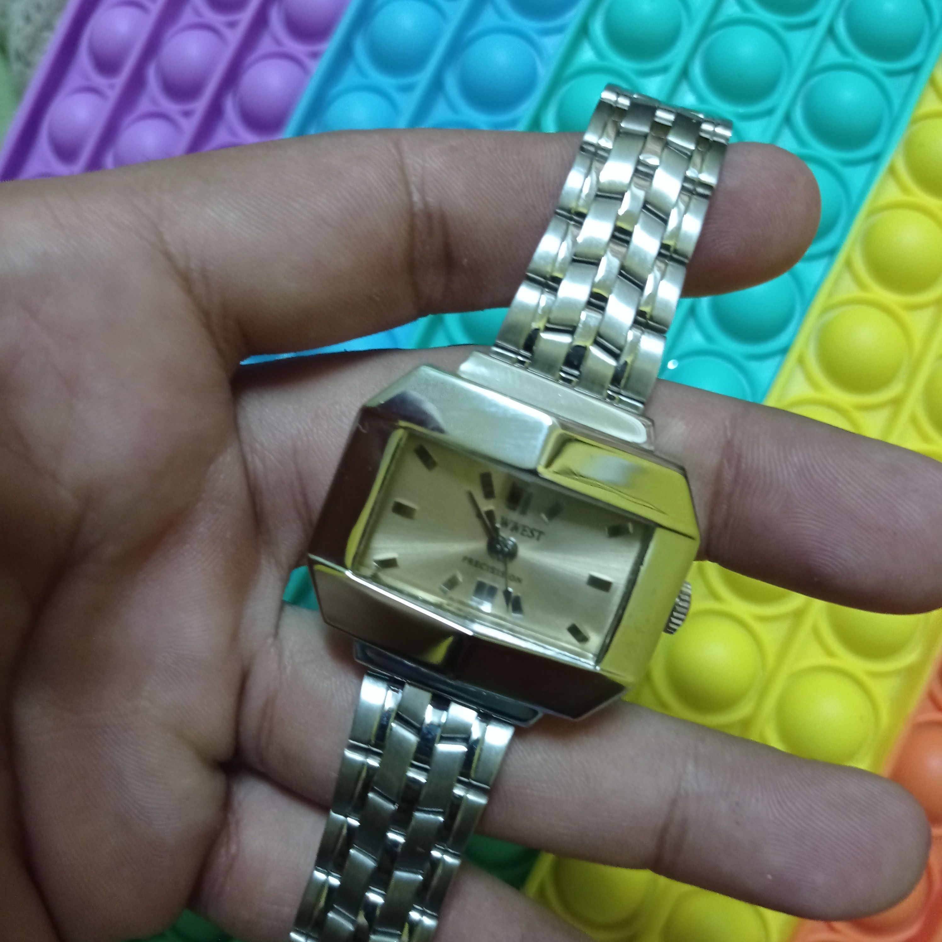 Japanese Brand Retro L.A WEST JAPANESE WATCH (Cutting Glass Shape) Size ONE SIZE - 9 Thumbnail