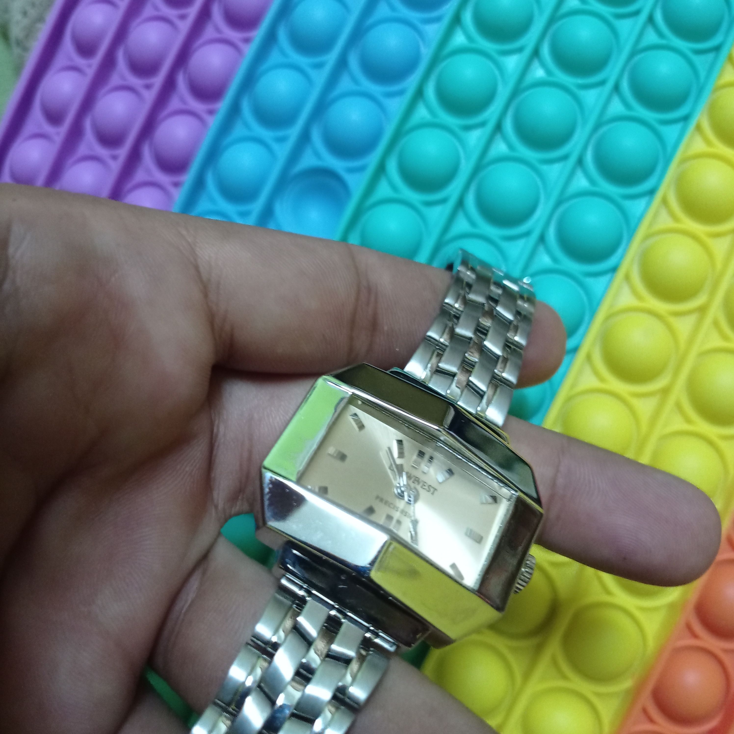 Japanese Brand Retro L.A WEST JAPANESE WATCH (Cutting Glass Shape) Size ONE SIZE - 8 Thumbnail