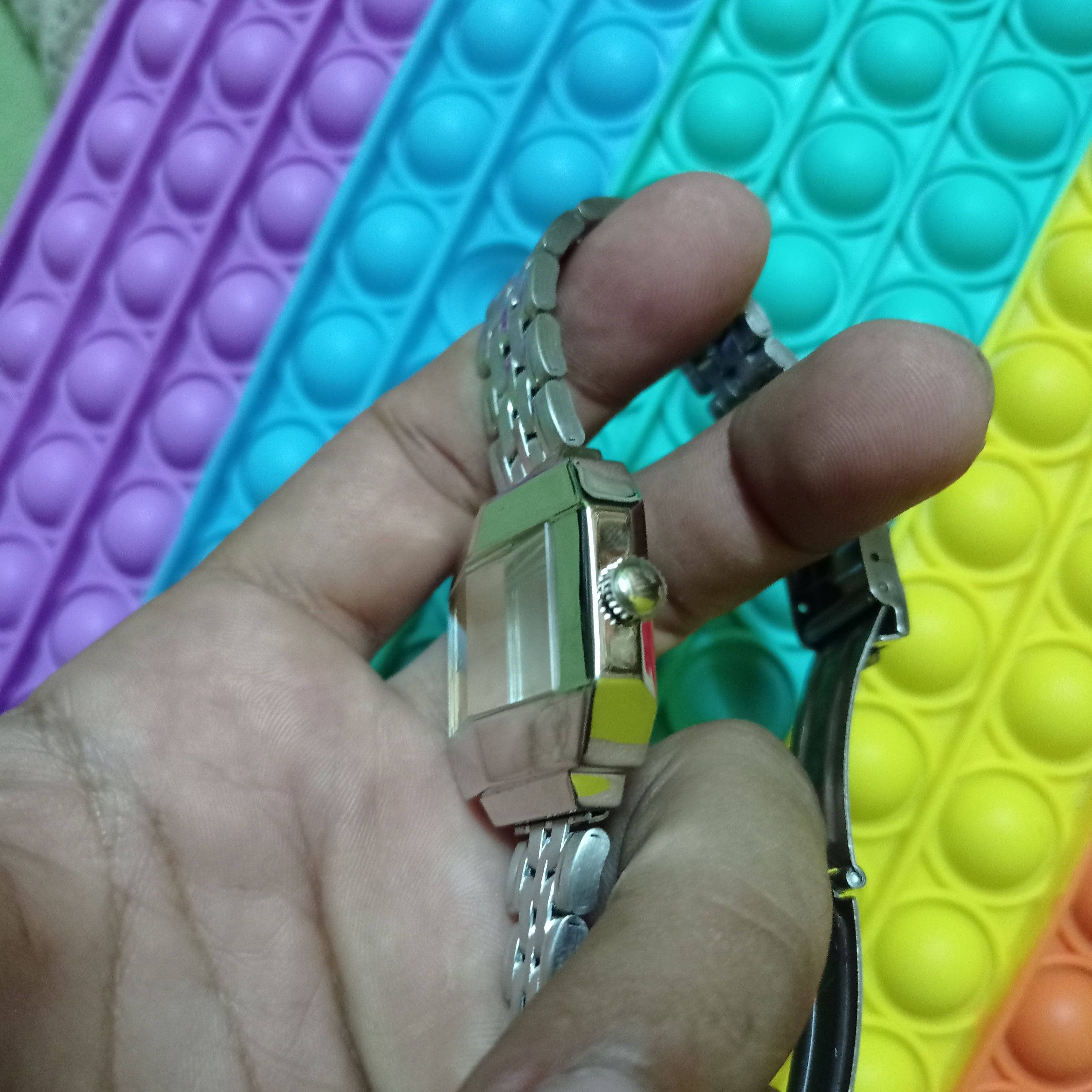 Japanese Brand Retro L.A WEST JAPANESE WATCH (Cutting Glass Shape) Size ONE SIZE - 10 Thumbnail