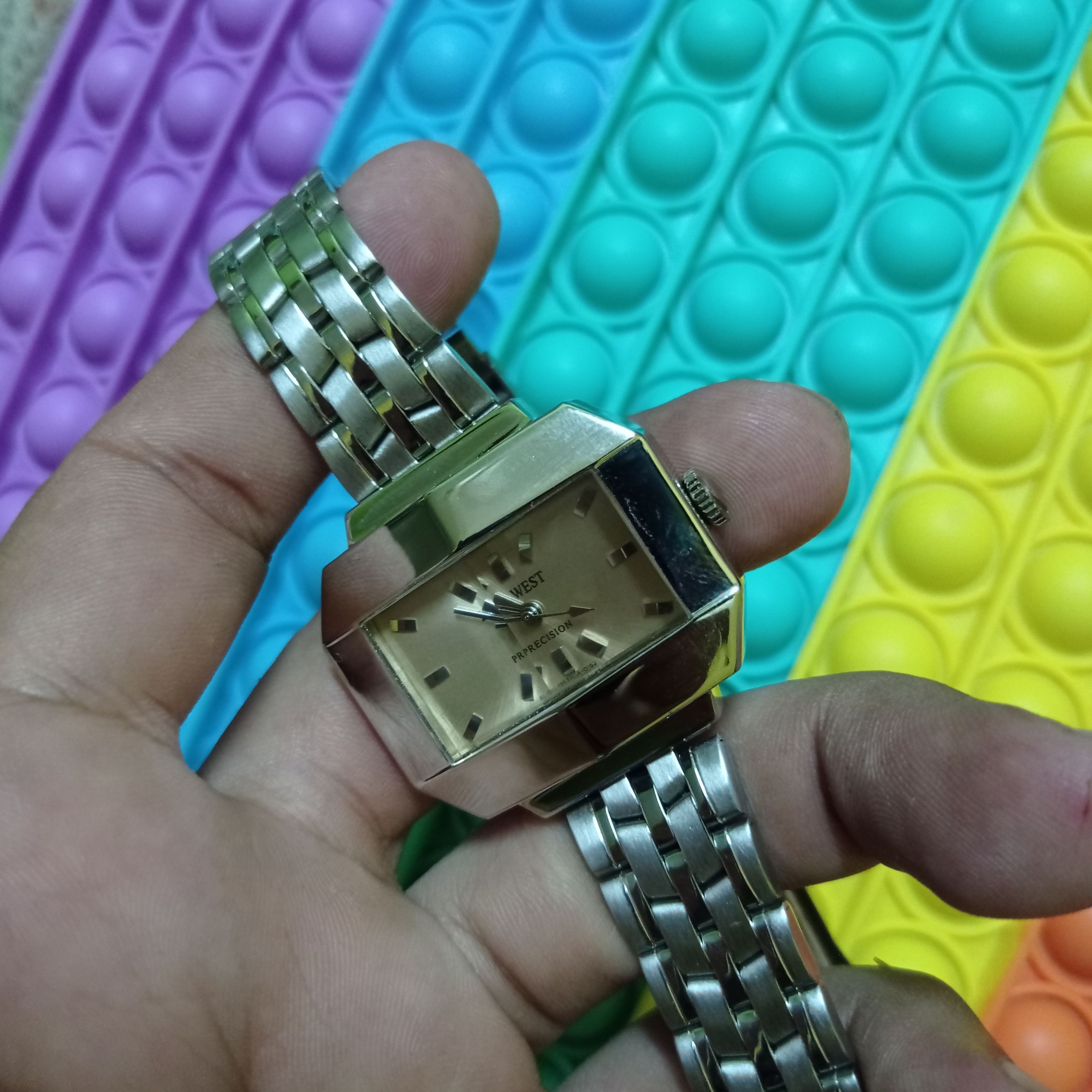 Japanese Brand Retro L.A WEST JAPANESE WATCH (Cutting Glass Shape) Size ONE SIZE - 16 Thumbnail