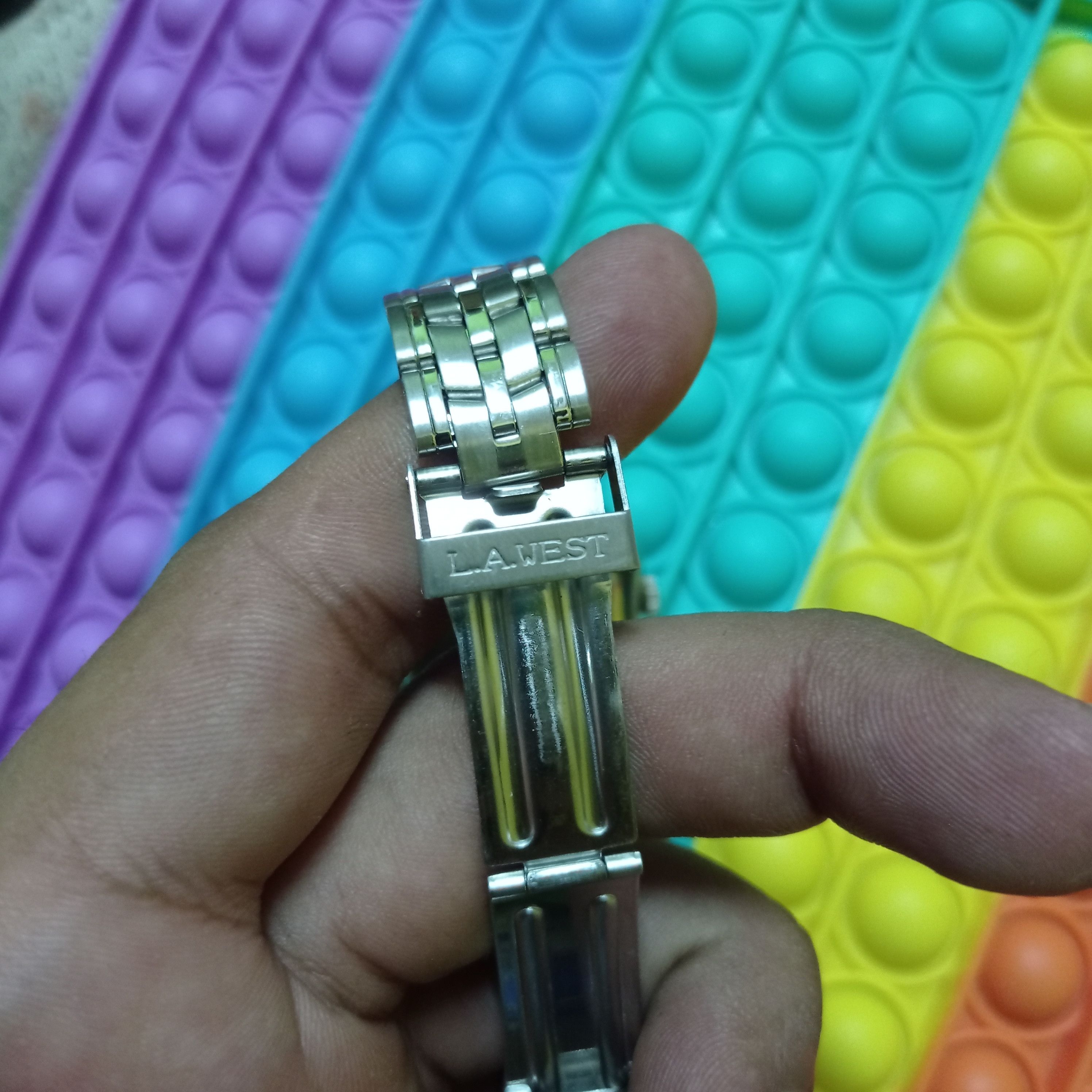 Japanese Brand Retro L.A WEST JAPANESE WATCH (Cutting Glass Shape) Size ONE SIZE - 13 Thumbnail