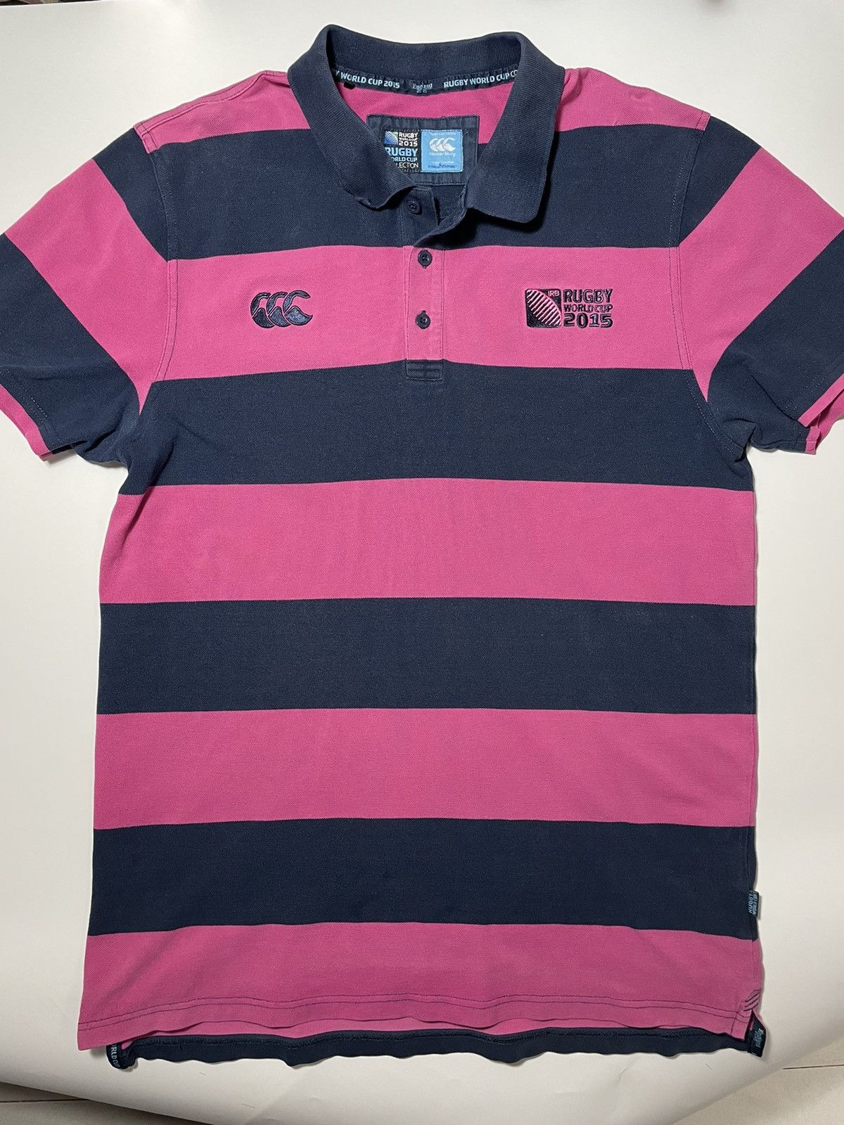 Canterbury of New Zealand × Vintage Vintage Canterbury of New Zealand rugby polo stripes hiphop Size US M / EU 48-50 / 2 - 3 Thumbnail