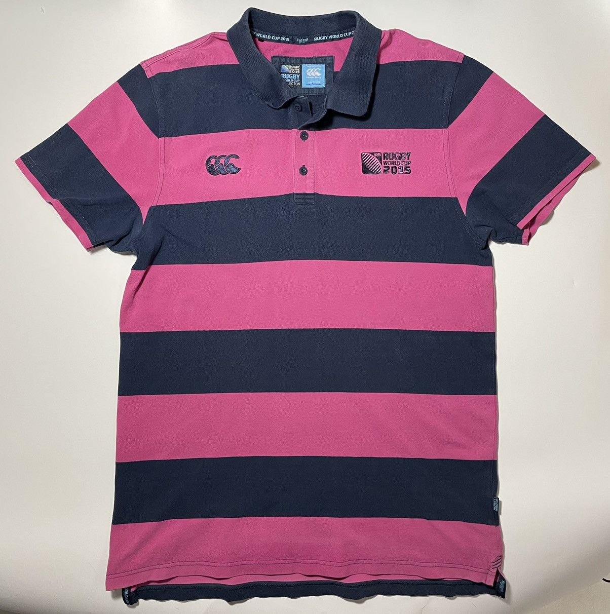 Canterbury of New Zealand × Vintage Vintage Canterbury of New Zealand rugby polo stripes hiphop Size US M / EU 48-50 / 2 - 2 Thumbnail