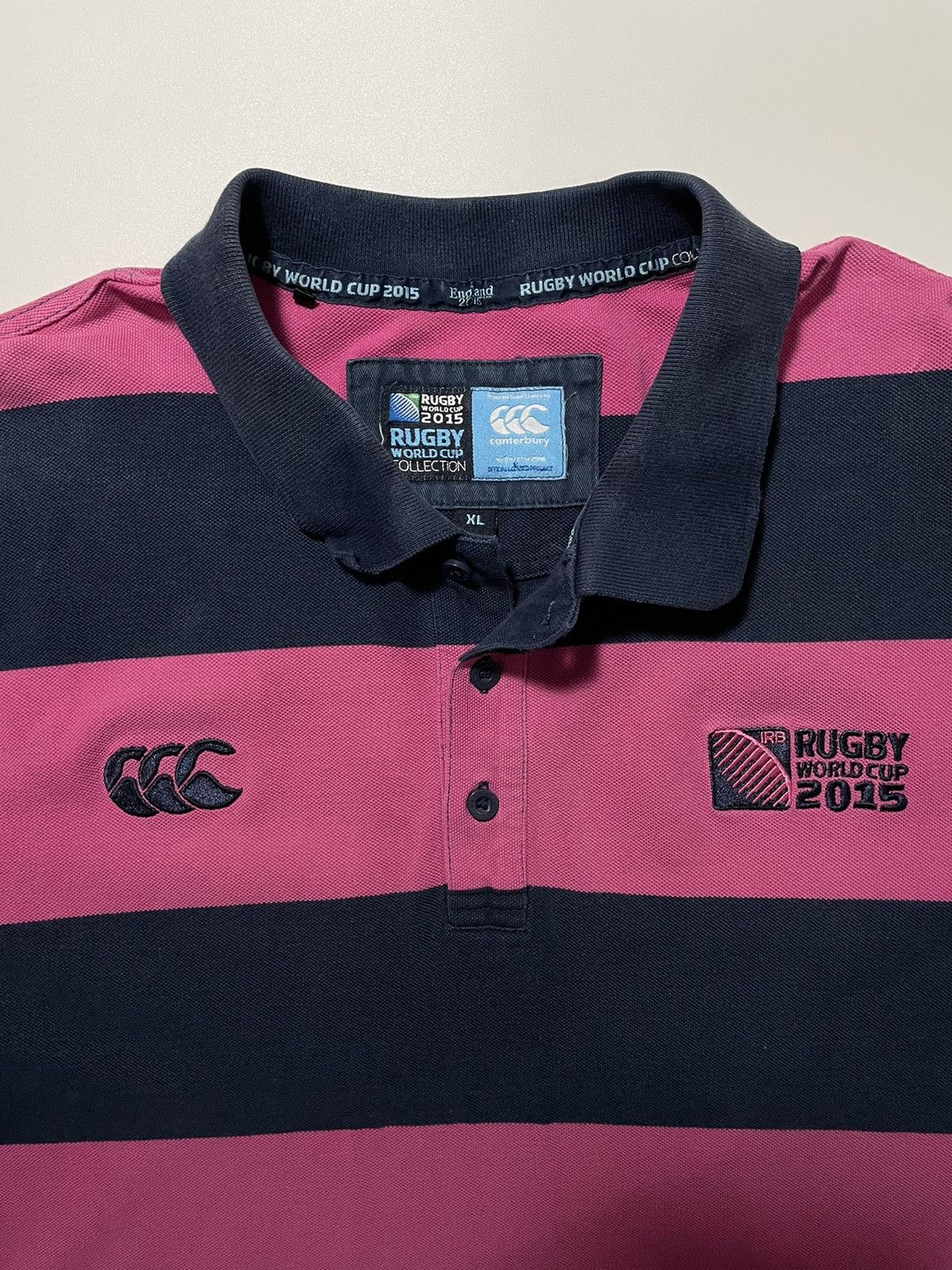 Canterbury of New Zealand × Vintage Vintage Canterbury of New Zealand rugby polo stripes hiphop Size US M / EU 48-50 / 2 - 4 Thumbnail