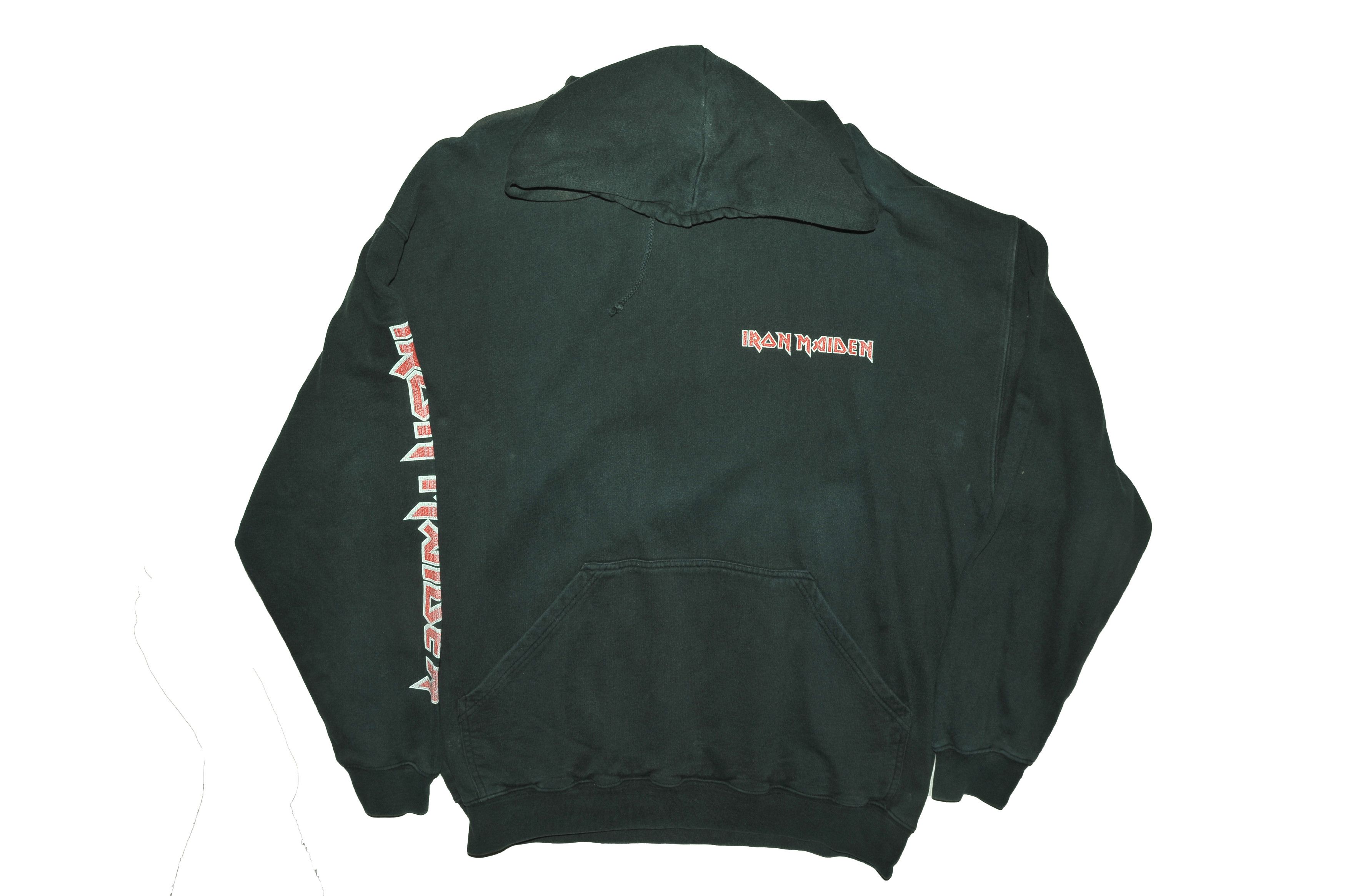 Iron Maiden Vintage 90's Iron Maiden Virtual XI Hoodie Size US XL / EU 56 / 4 - 1 Thumbnail