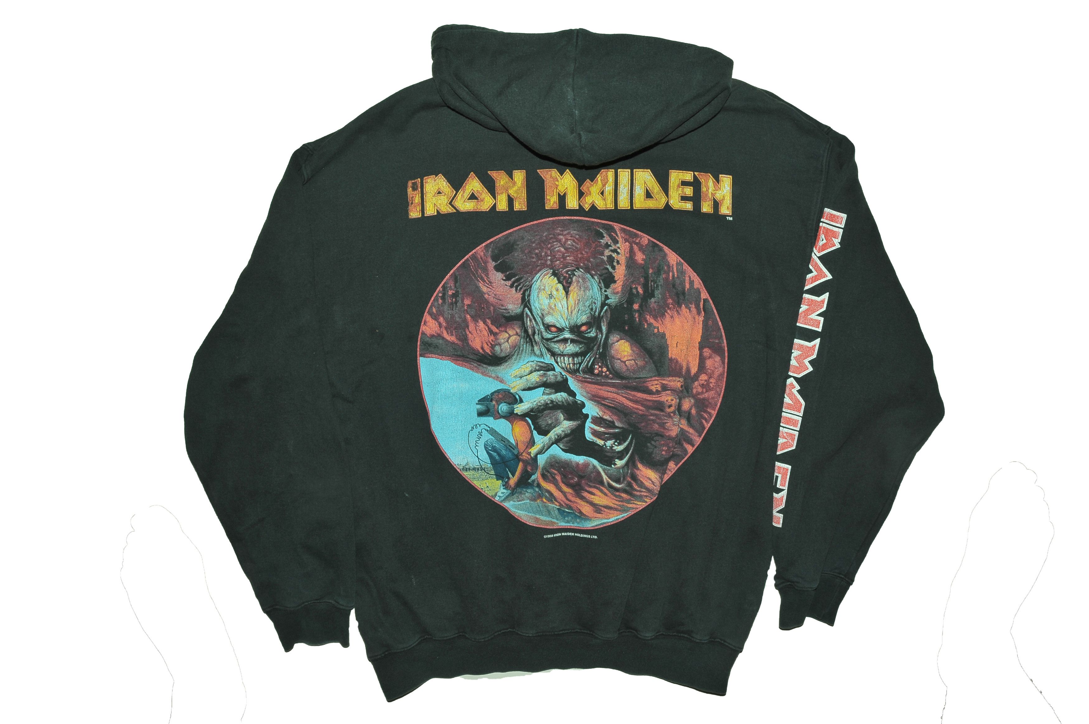 Iron Maiden Vintage 90's Iron Maiden Virtual XI Hoodie Size US XL / EU 56 / 4 - 2 Thumbnail