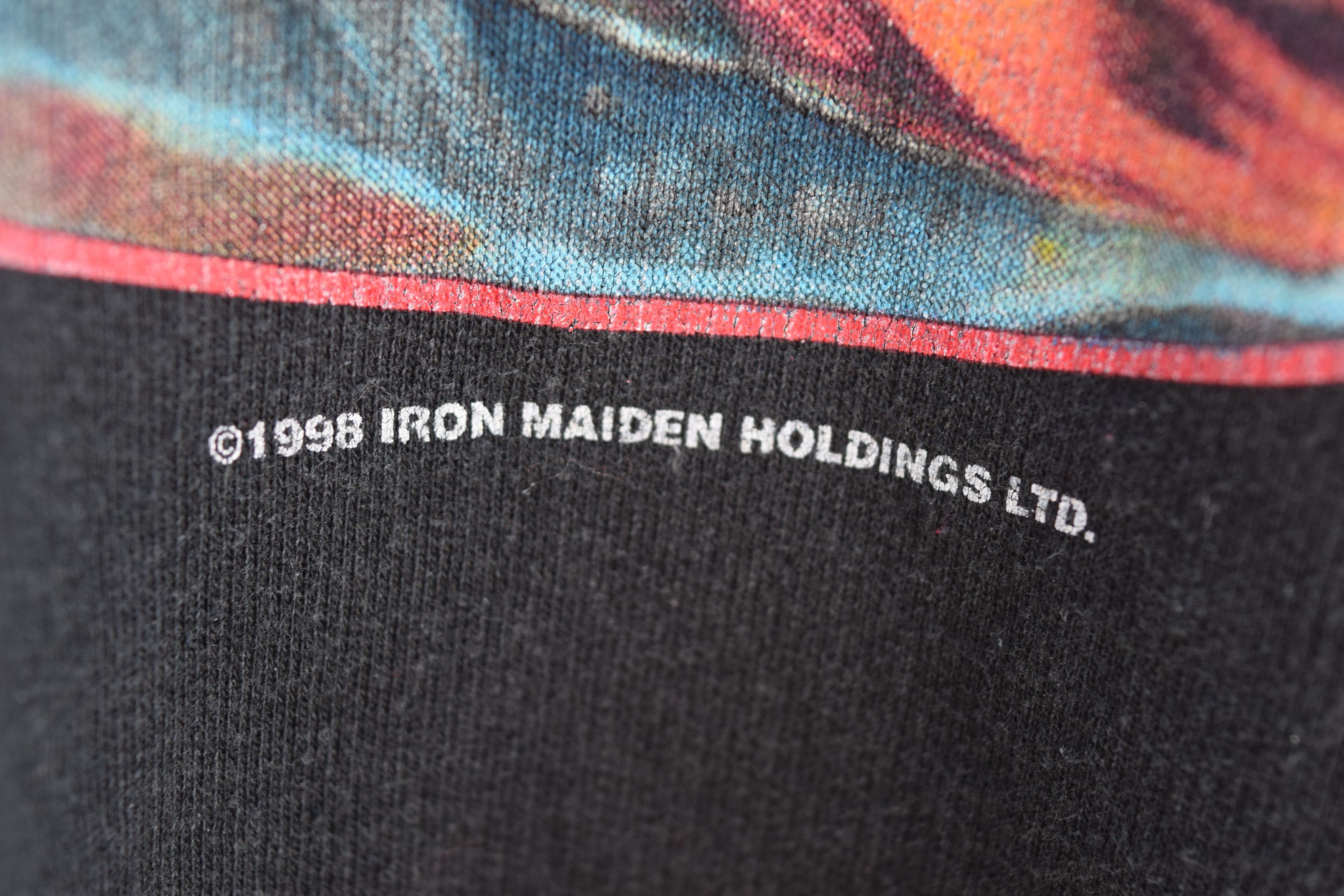 Iron Maiden Vintage 90's Iron Maiden Virtual XI Hoodie Size US XL / EU 56 / 4 - 3 Thumbnail