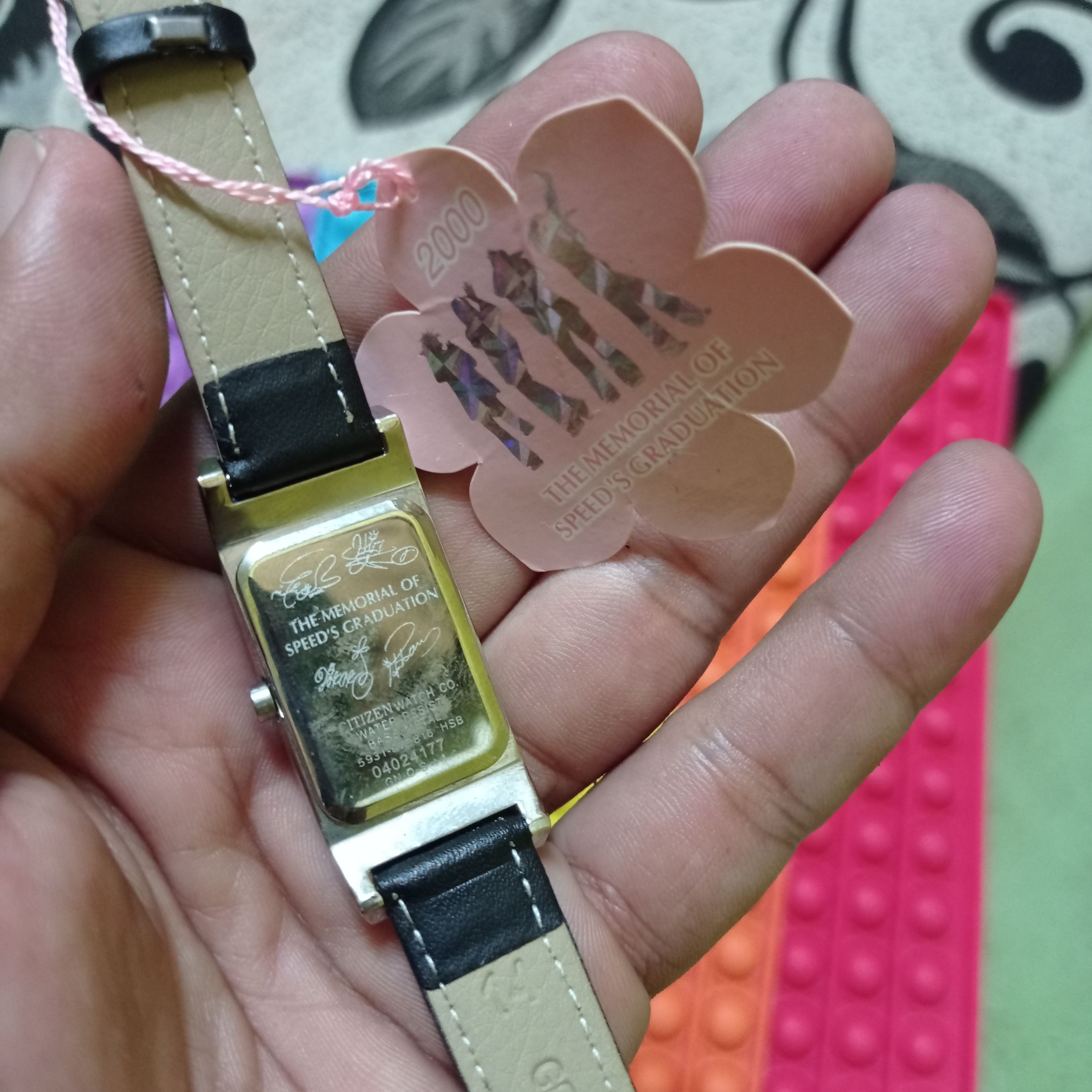 Vintage Retro Ladies "The Memorial of Speed Graduation CITIZEN" Size ONE SIZE - 5 Thumbnail