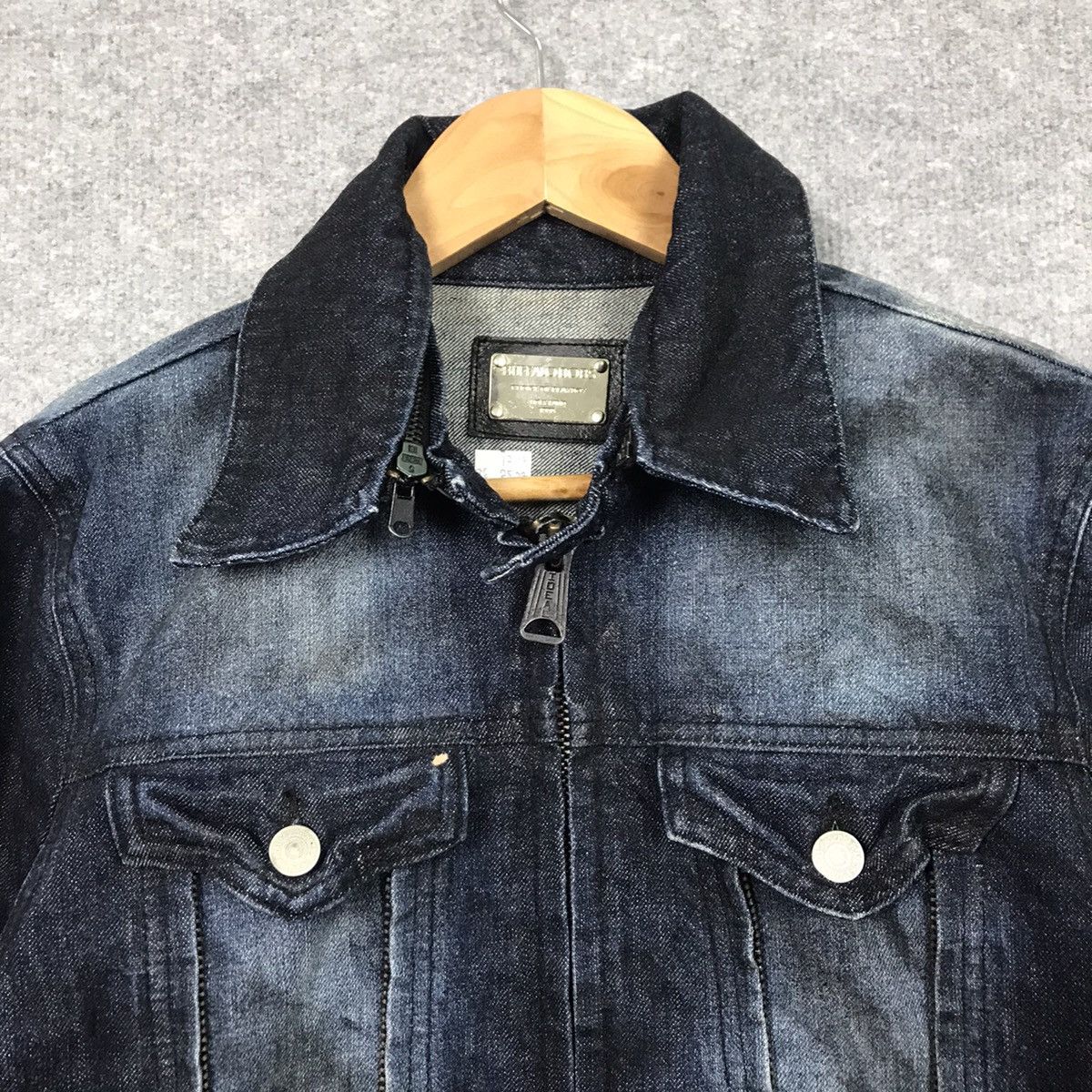 BUFFALO BOBS × If Six Was Nine Vintage Buffalo Bobs Denim Jeans zippier Jacket Size US S / EU 44-46 / 1 - 2 Thumbnail