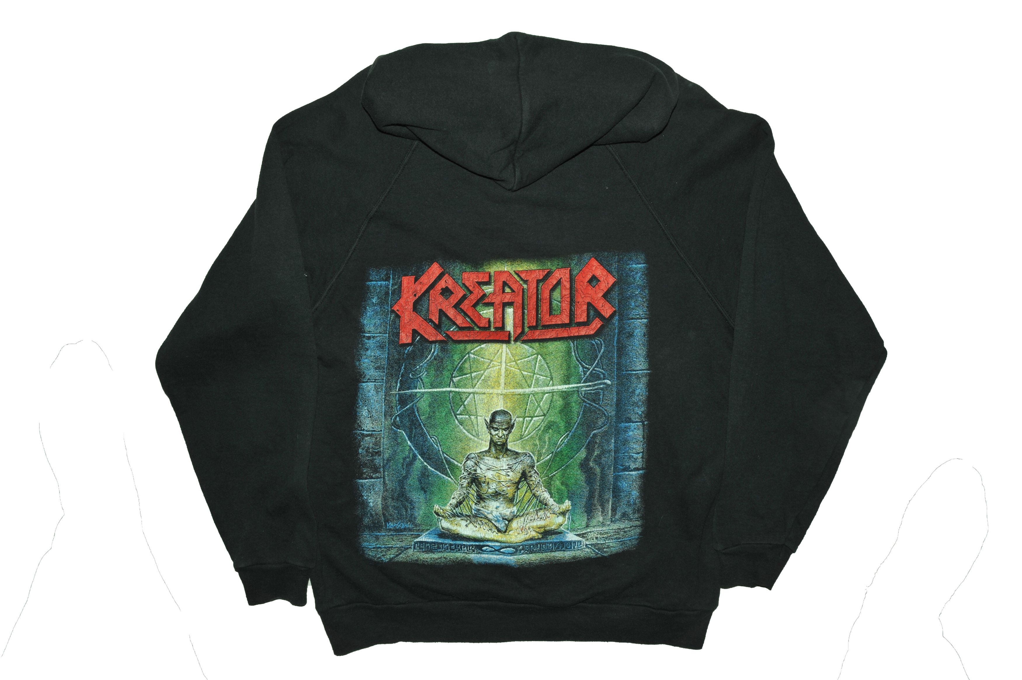 Other Vintage 90's Kreator Past Life Trauma Album Promo Hoodie Size US L / EU 52-54 / 3 - 2 Thumbnail