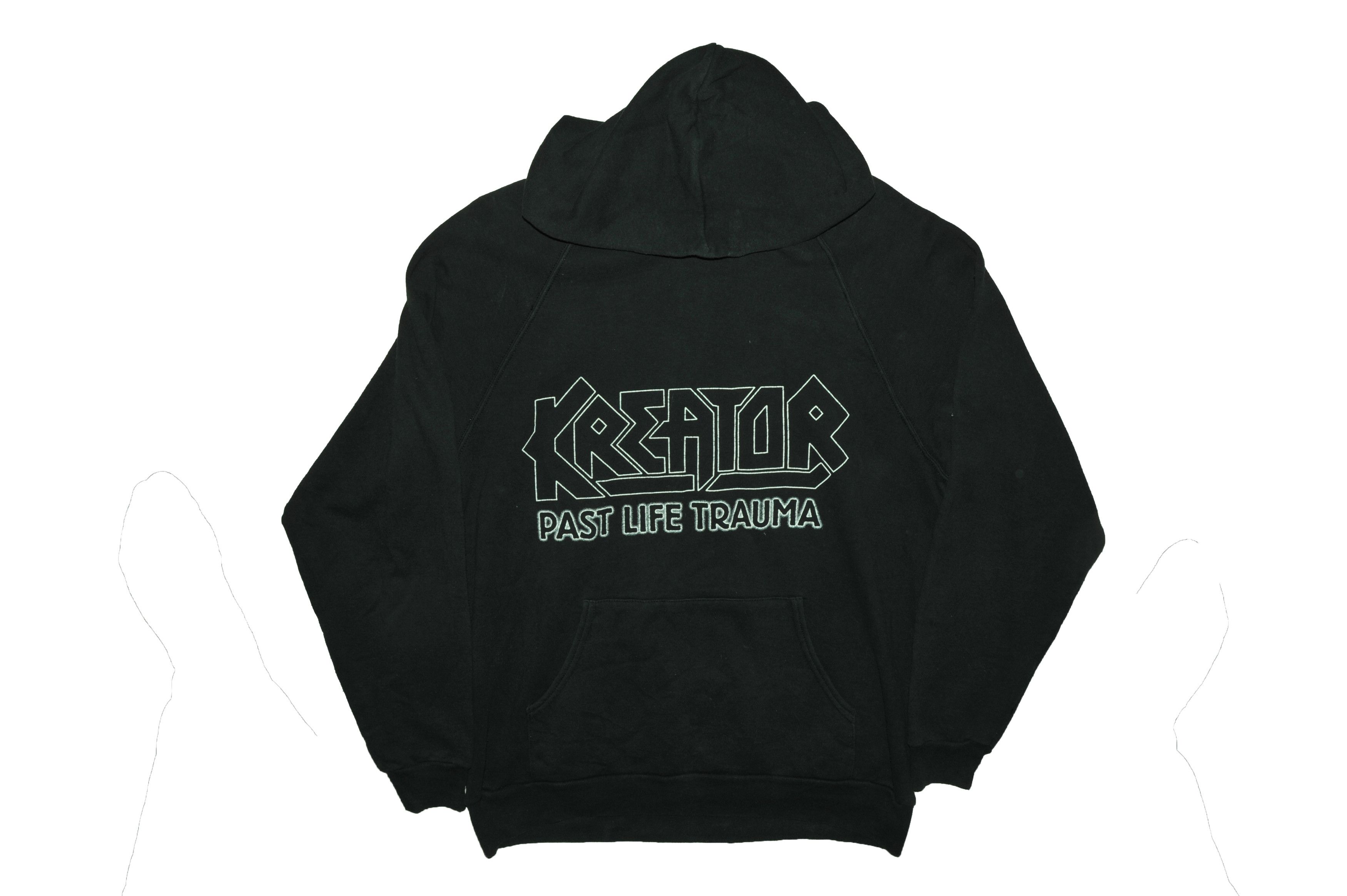 Other Vintage 90's Kreator Past Life Trauma Album Promo Hoodie Size US L / EU 52-54 / 3 - 1 Thumbnail