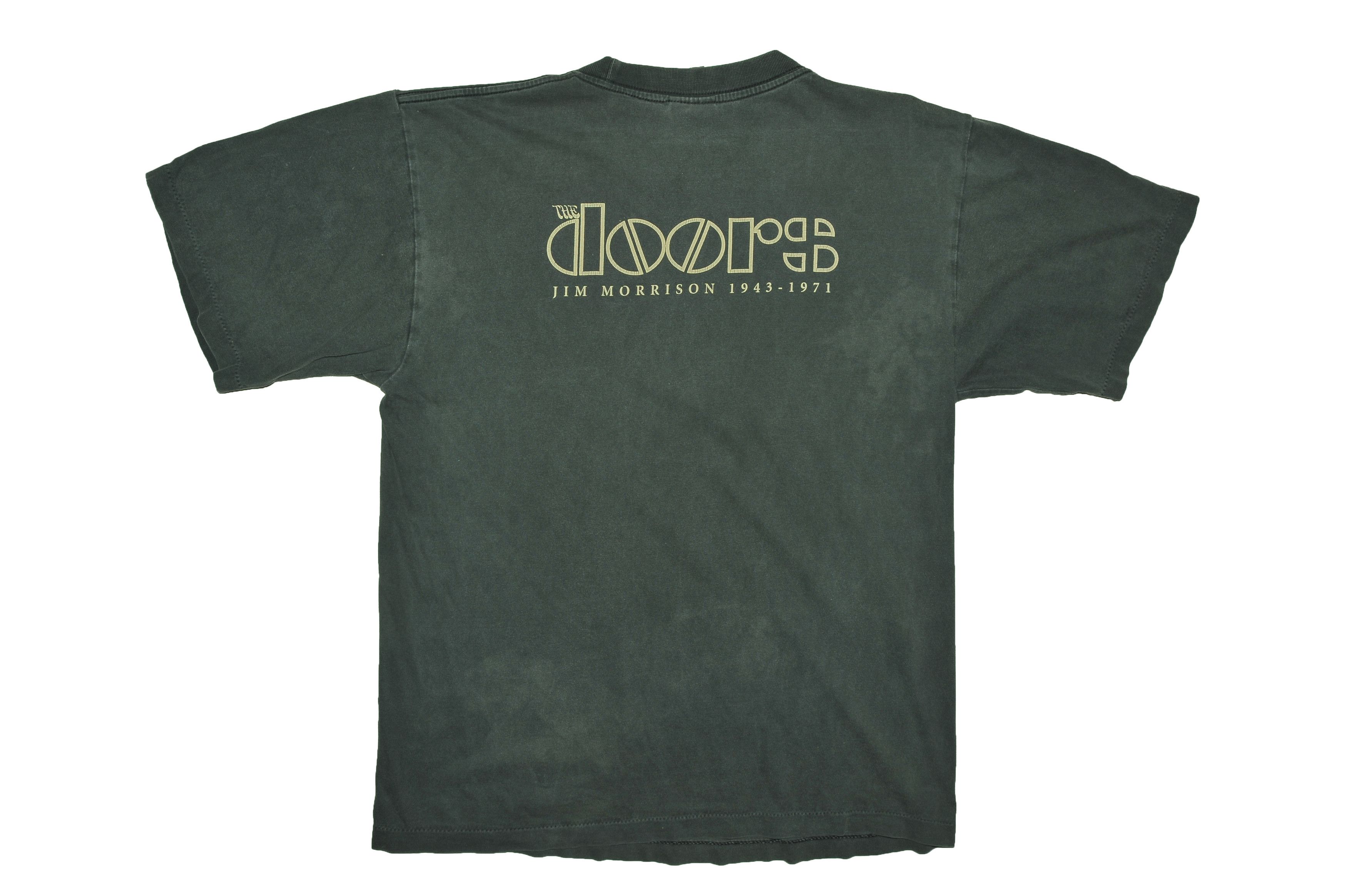 Vintage Vintage 90's The Doors Wanted T-shirt Size US L / EU 52-54 / 3 - 2 Thumbnail