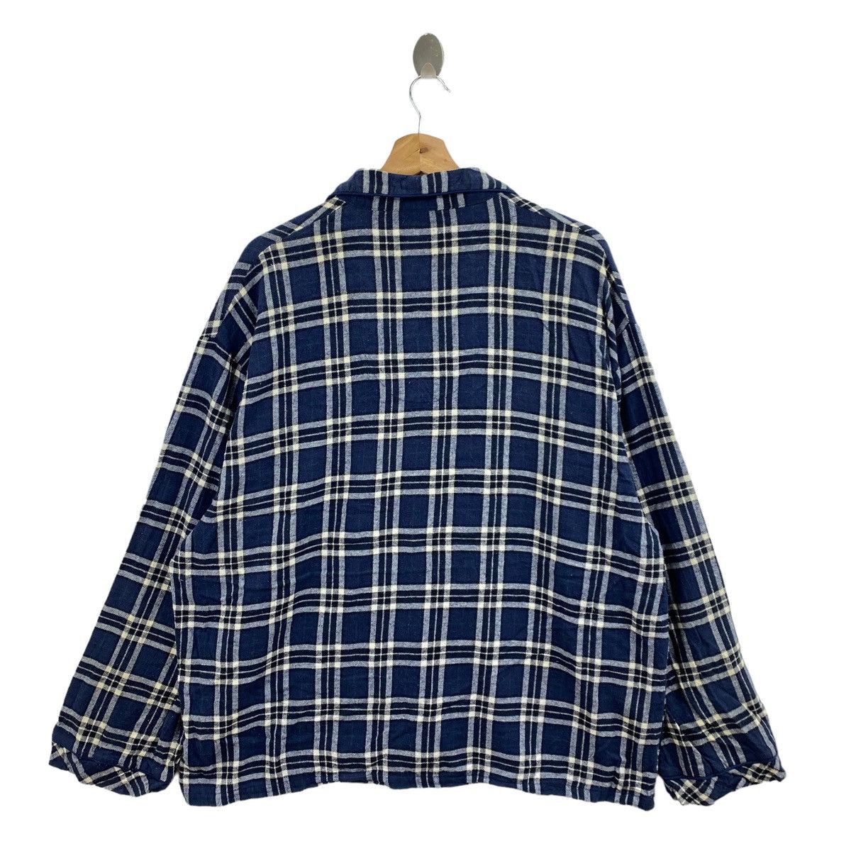 Vintage APC HOMME France Brand Check Tartan Button Up Long Sleeve Size US XXL / EU 58 / 5 - 6 Thumbnail