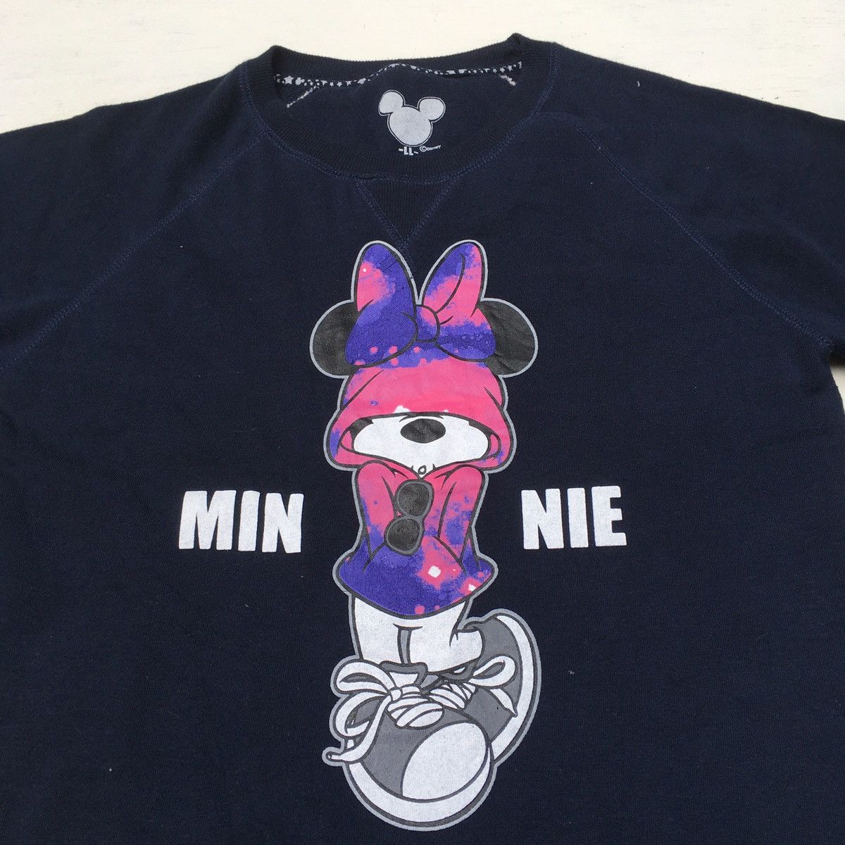 Cartoon Network × Disney × Japanese Brand MINNIE MOUSE FUR LINED SWEATSHIRT Size L / US 10 / IT 46 - 2 Thumbnail