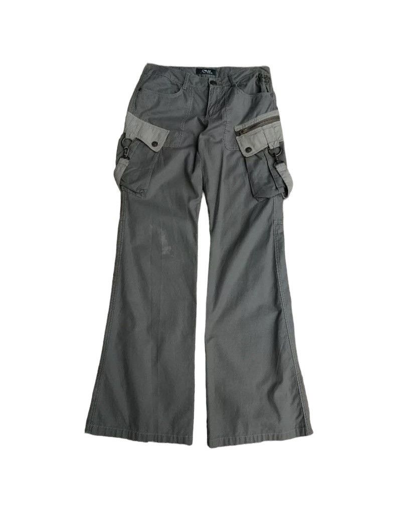 Vtg japanese flare cargo pants beautiful design