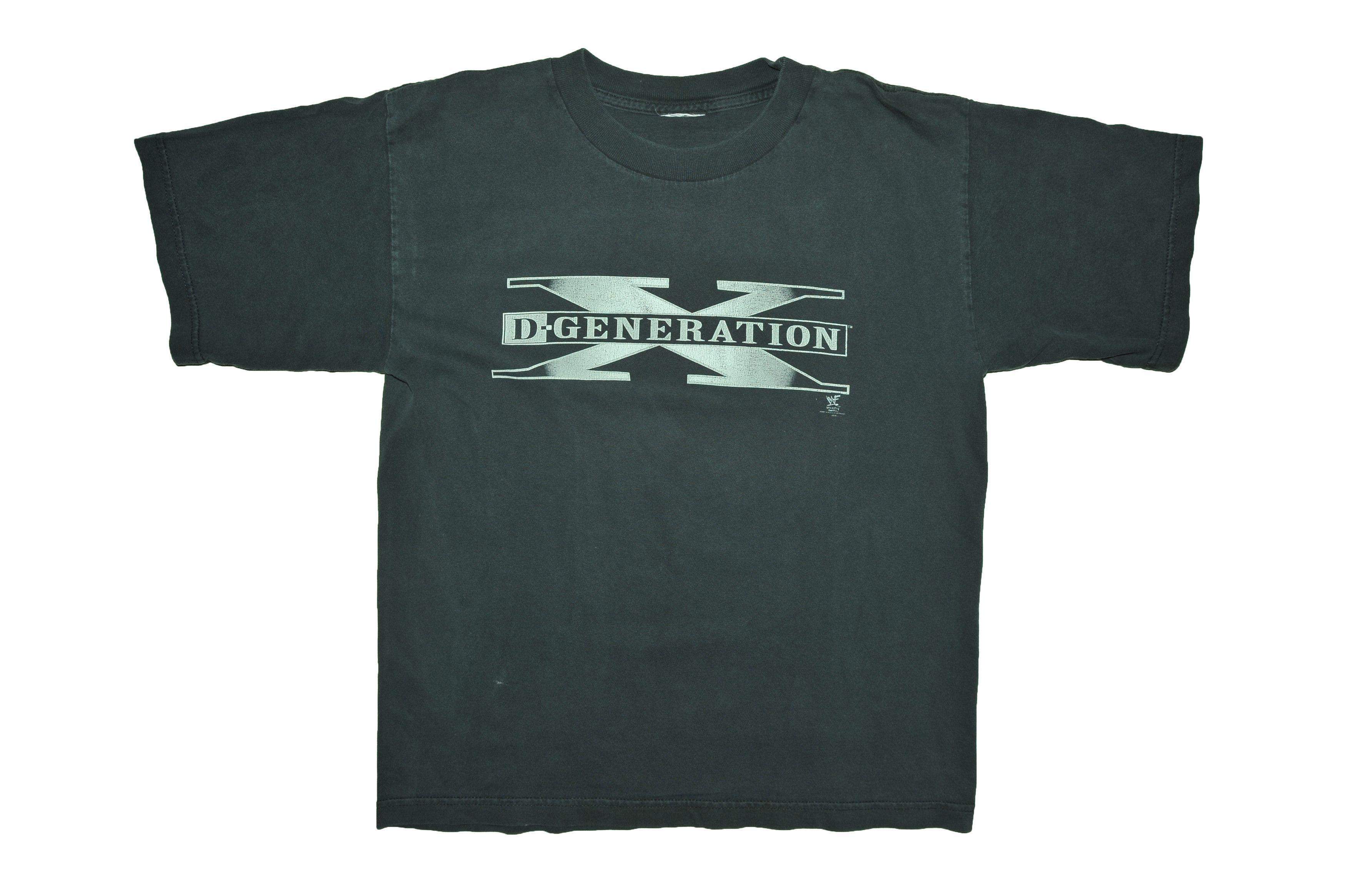 Vintage × WWE × WWF Vintage 1996 DX D-generation X Shirt Barcode