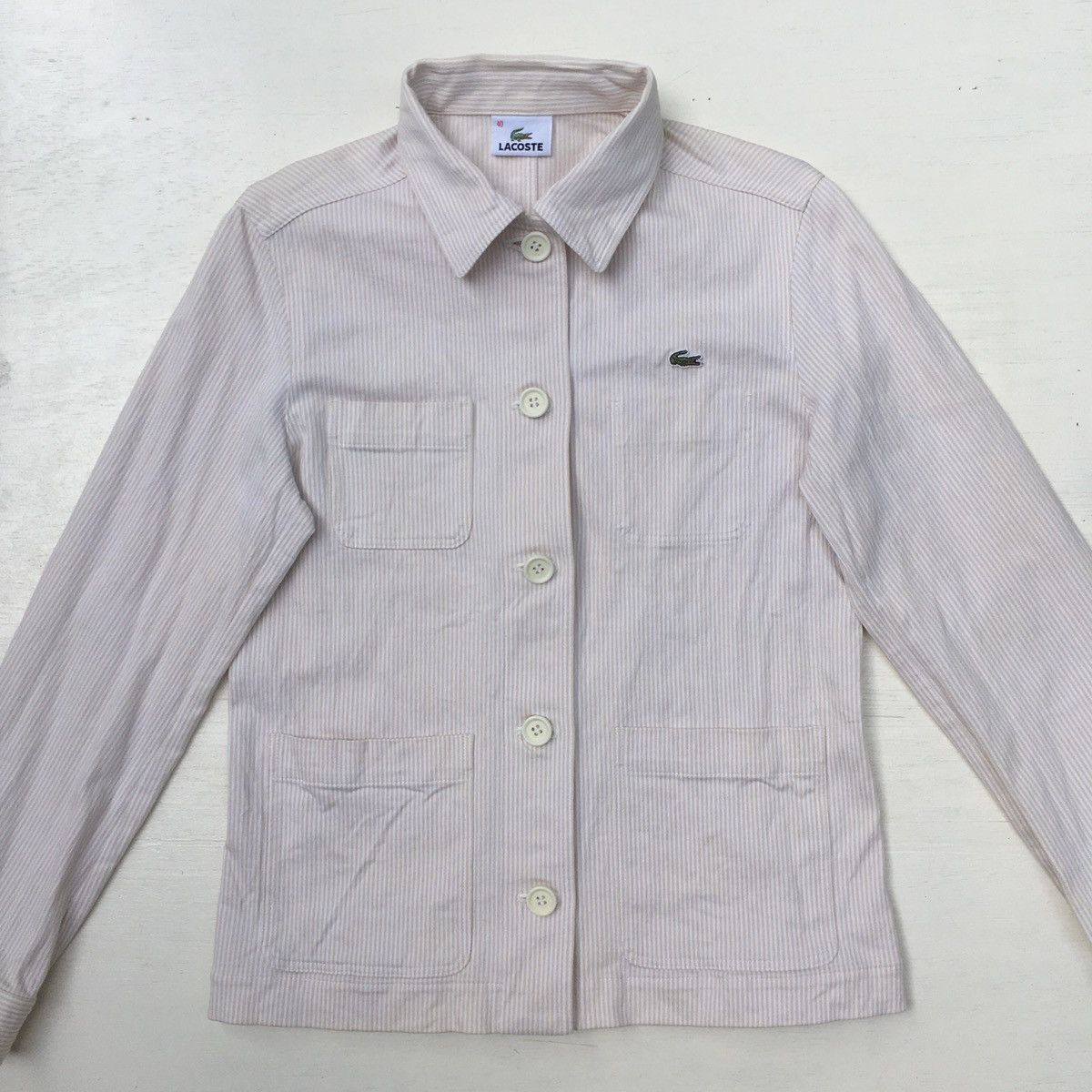 Lacoste × Vintage VINTAGE LACOSTE JACKET (WOMEN JACKET) Size XS / US 0-2 / IT 36-38 - 4 Thumbnail
