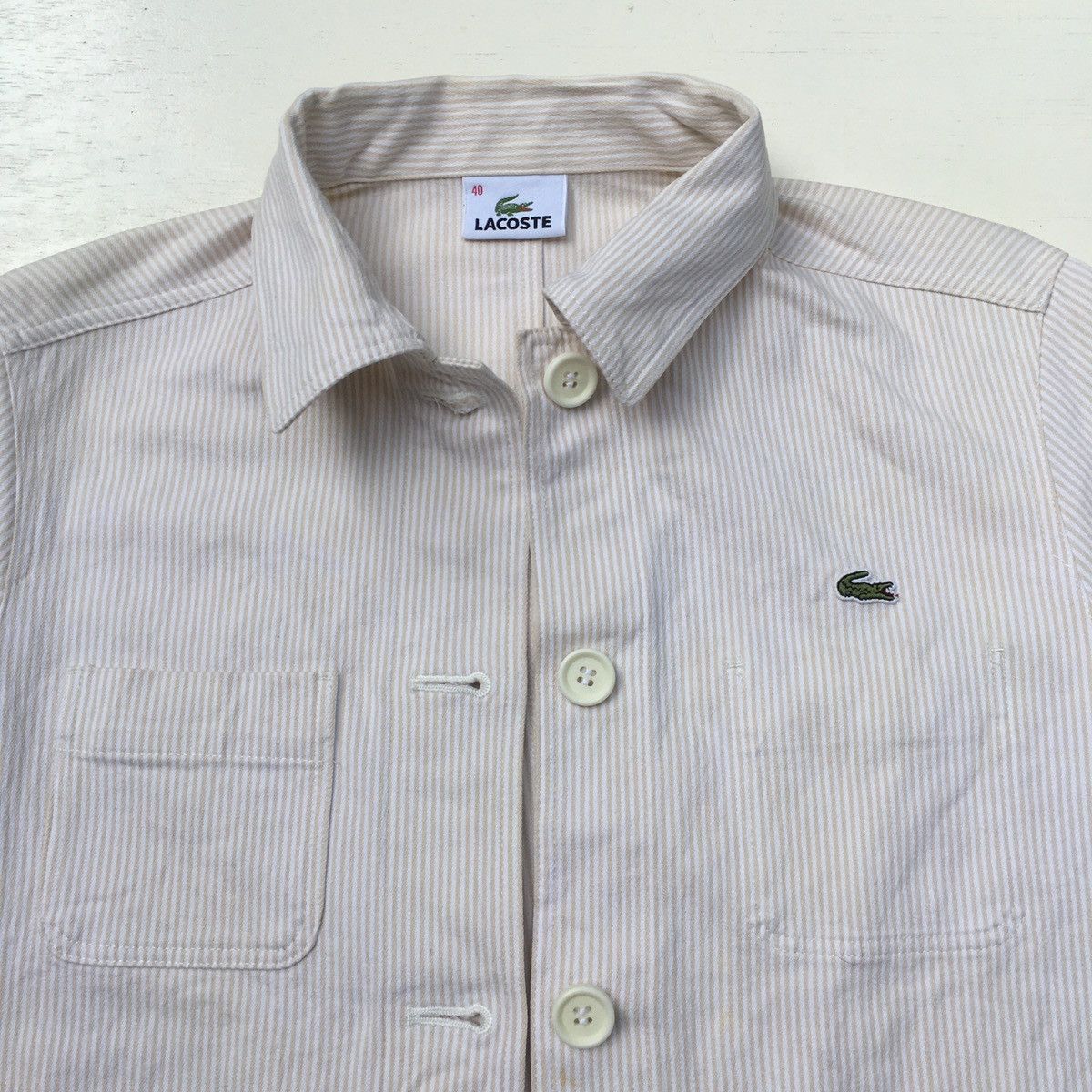 Lacoste × Vintage VINTAGE LACOSTE JACKET (WOMEN JACKET) Size XS / US 0-2 / IT 36-38 - 9 Thumbnail
