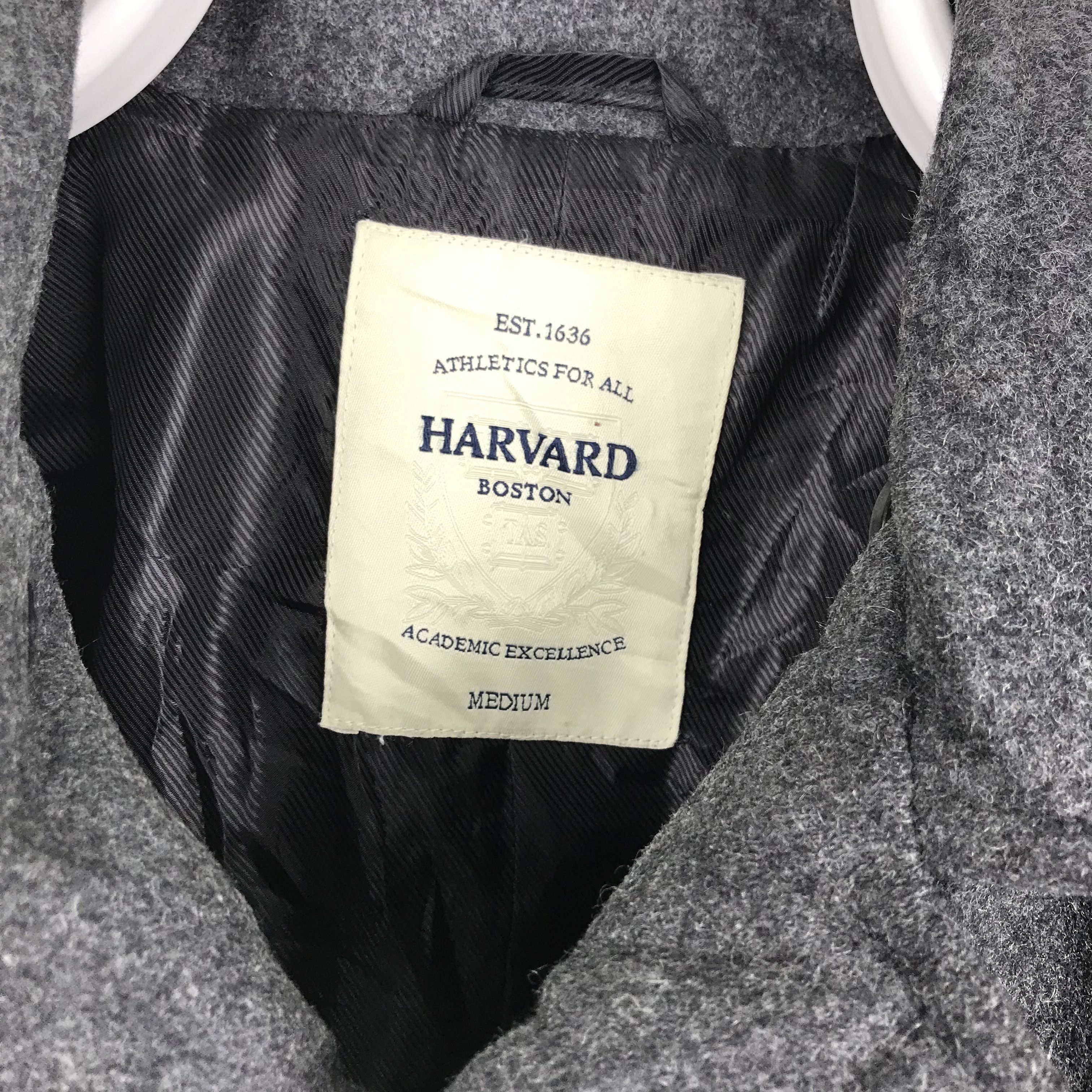 Other Z176 HARVARD BOSTON LONGCOAT WOOL WINTER JACKET Size US M / EU 48-50 / 2 - 3 Thumbnail