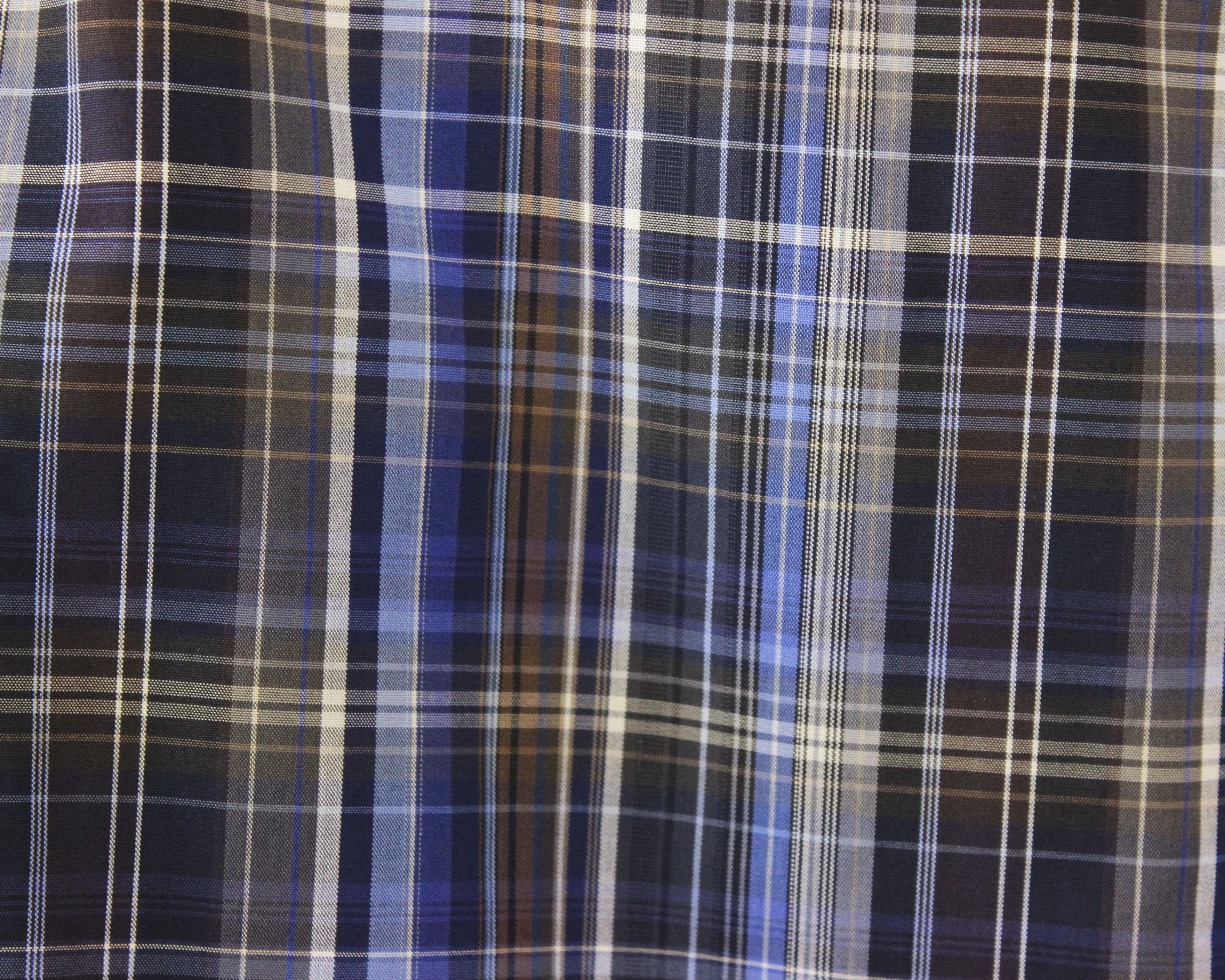 Paul & Shark Vintage Men's Shirt Cotton Button Up Over L Plaid Check Blue Size US L / EU 52-54 / 3 - 4 Thumbnail