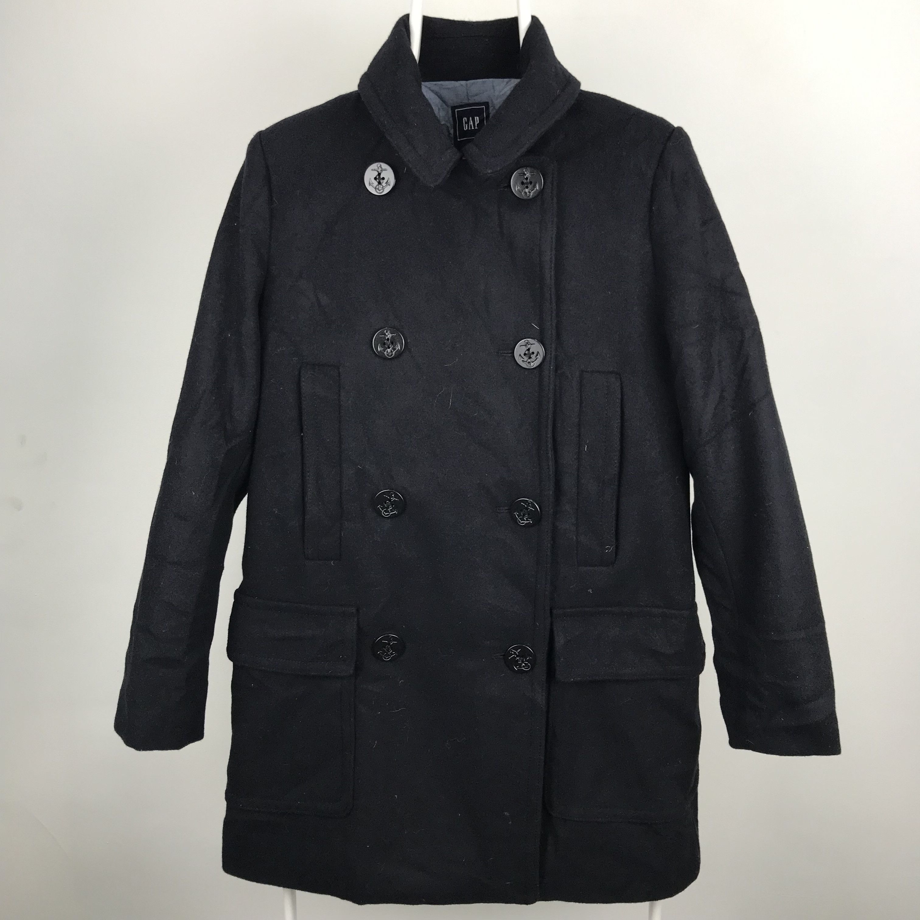 Gap Z179 GAP LONGCOAT WINTER WOOL JACKET Size US M / EU 48-50 / 2 - 4 Thumbnail