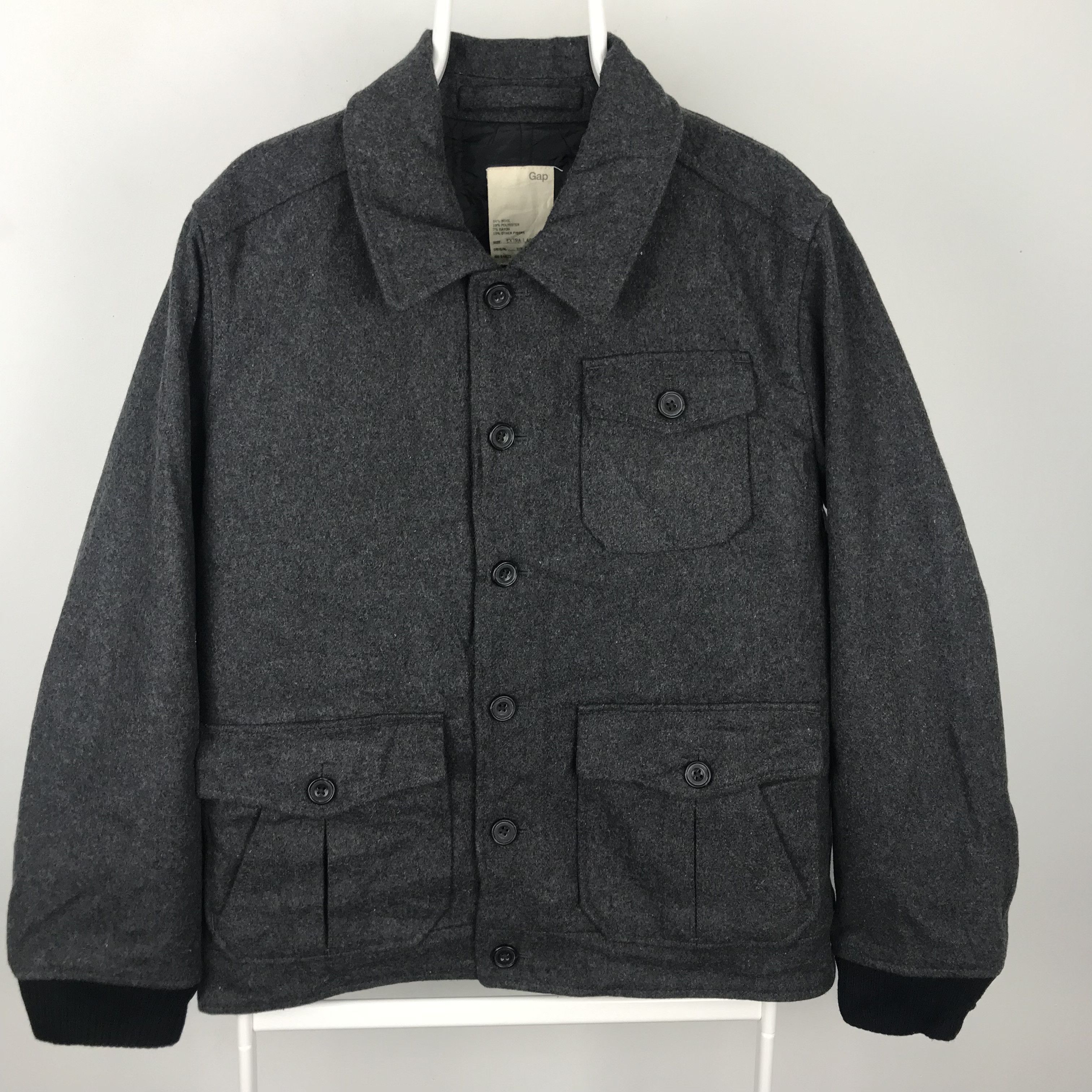 Gap × Vintage Z224 VTG GAP WOOL WINTER JACKET Size US XL / EU 56 / 4 - 1 Thumbnail