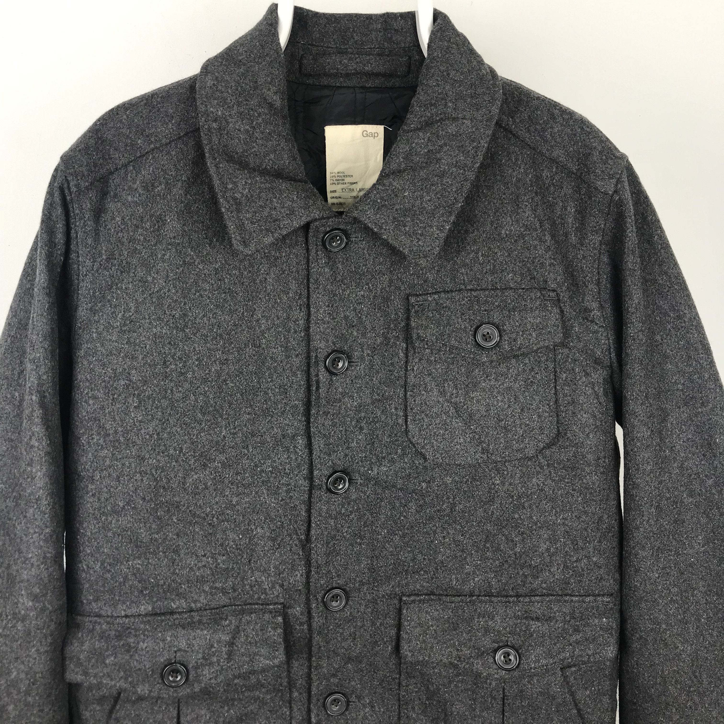 Gap × Vintage Z224 VTG GAP WOOL WINTER JACKET Size US XL / EU 56 / 4 - 2 Thumbnail