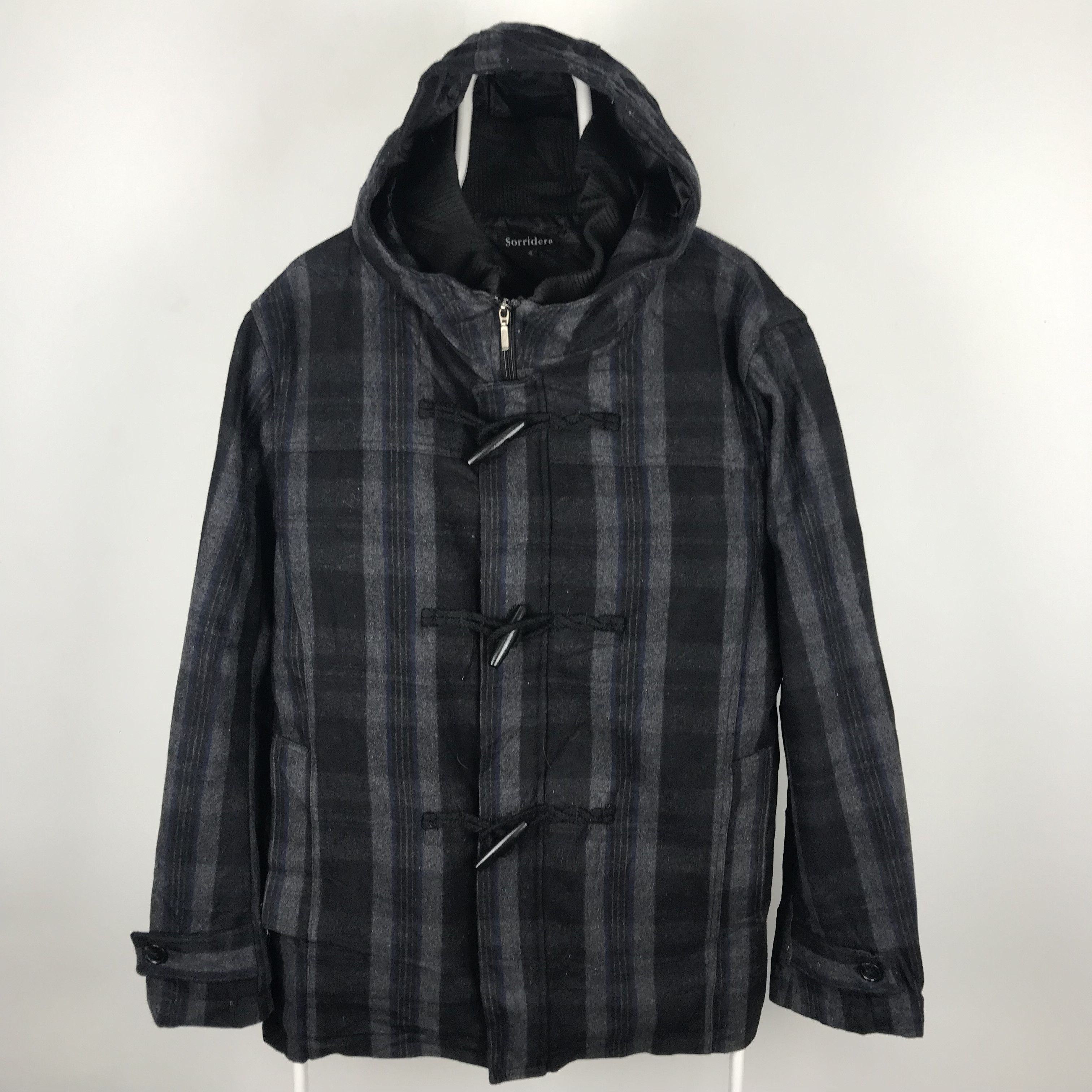 Japanese Brand Z230 JAPAN SORRIDERE WOOL TARTAN JACKET NICE DESIGN Size US L / EU 52-54 / 3 - 1 Thumbnail