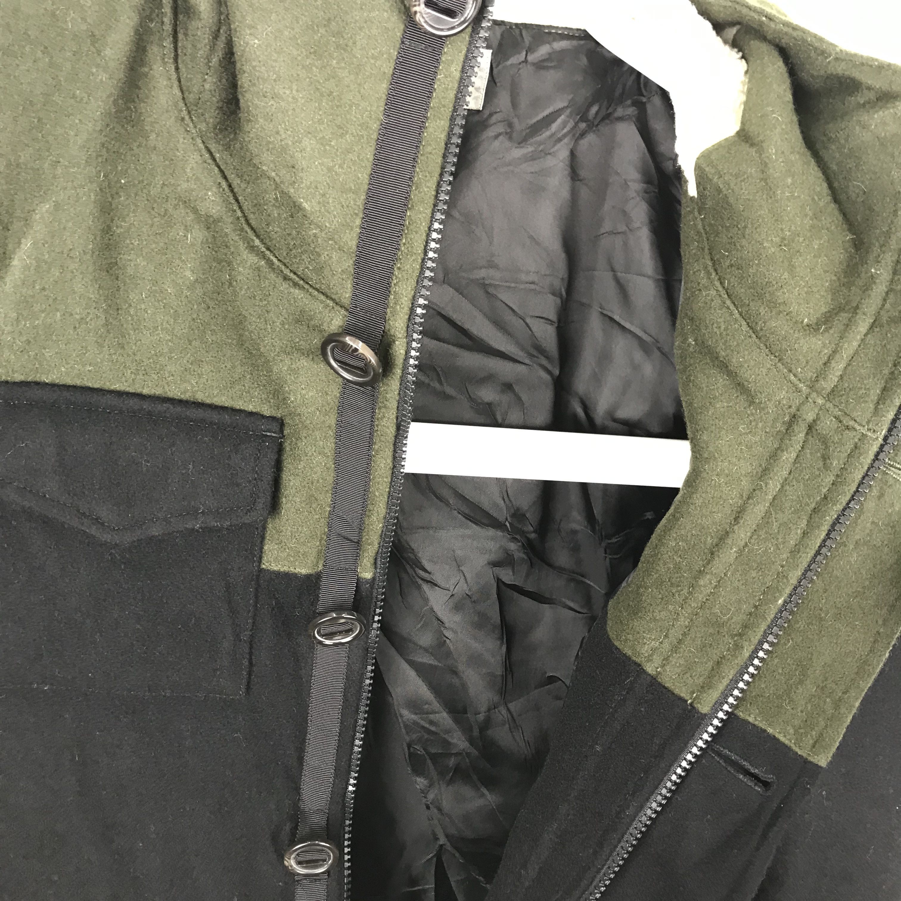 Japanese Brand × Takeo Kikuchi Z232 TK TAKEO KIKUCHI HYBRID COLOR WINTER WOOL JACKET Size US S / EU 44-46 / 1 - 5 Thumbnail