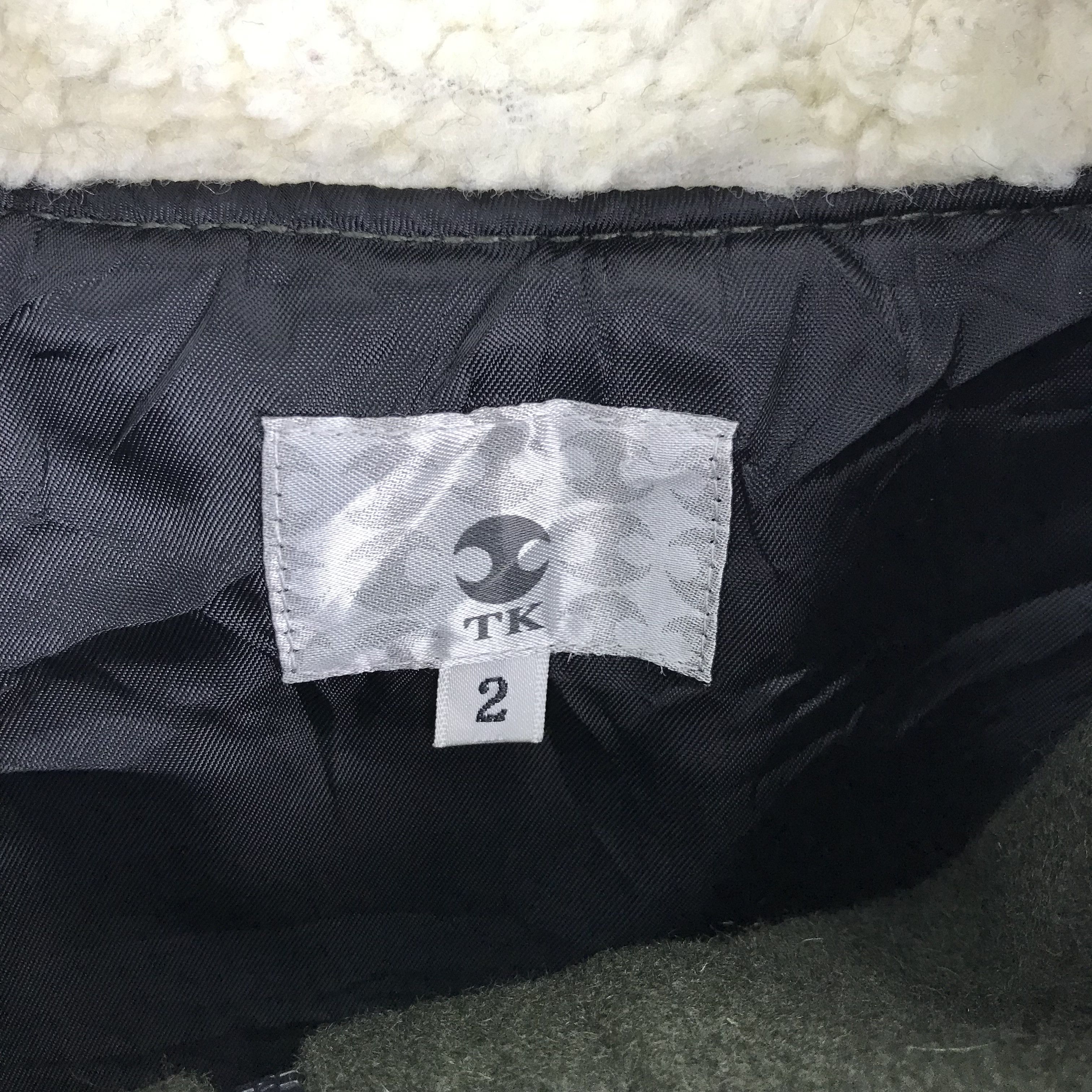 Japanese Brand × Takeo Kikuchi Z232 TK TAKEO KIKUCHI HYBRID COLOR WINTER WOOL JACKET Size US S / EU 44-46 / 1 - 4 Thumbnail