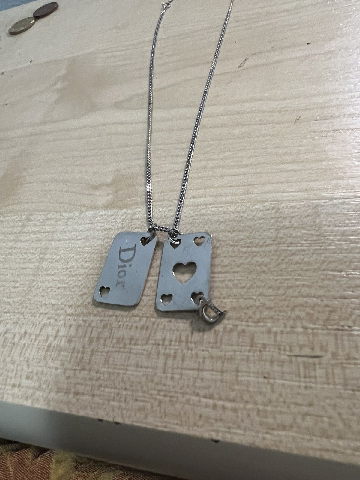 Dior Dior Playing Cards Necklace Size ONE SIZE - 2 Thumbnail