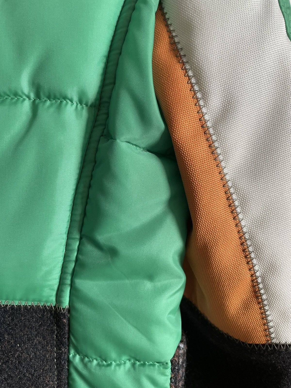 Comme des Garcons × Junya Watanabe Junya Watanabe MAN x CDG F/W 2020 Patchwork Puffer Blazer Size 36R - 10 Thumbnail