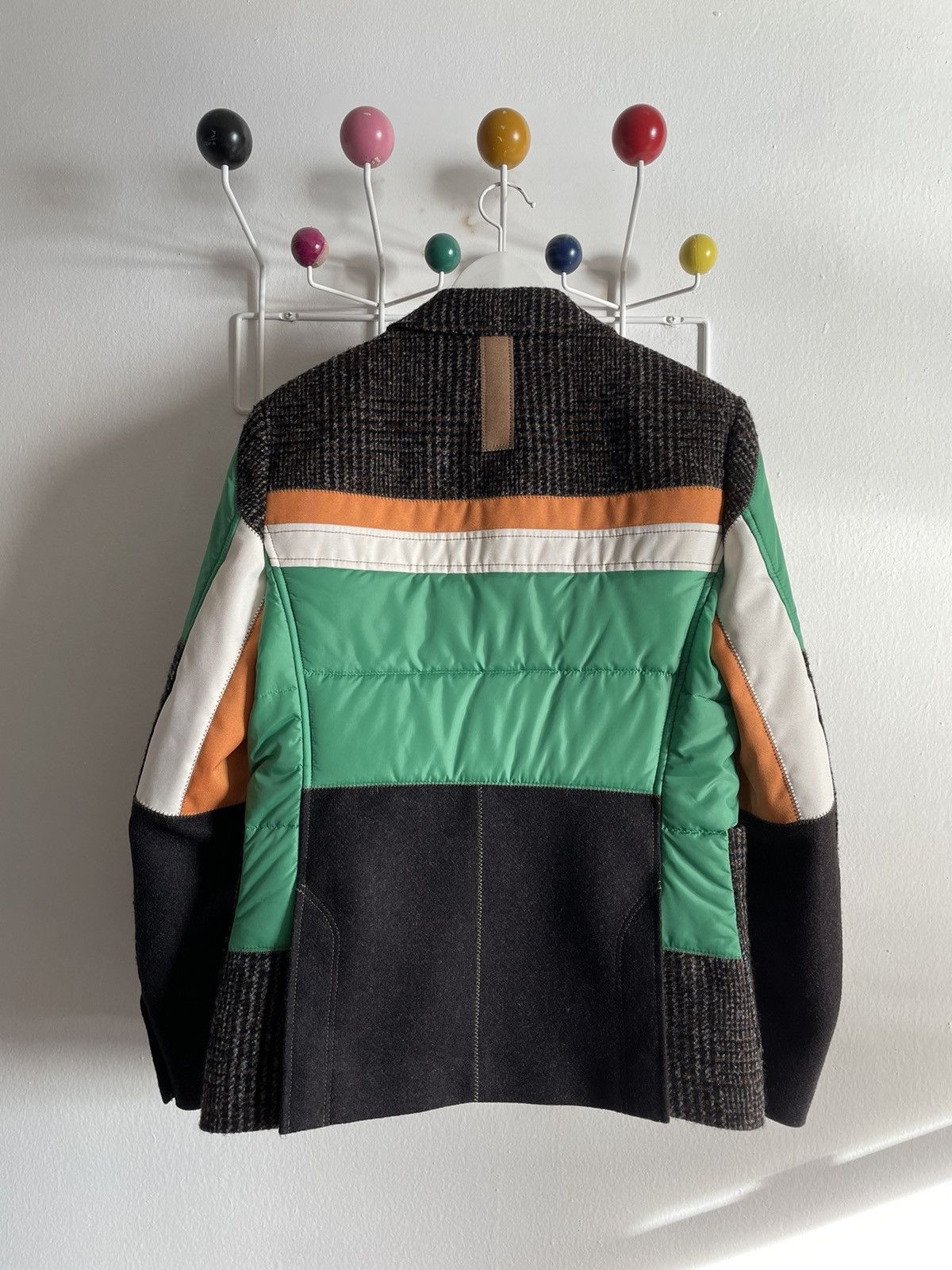 Comme des Garcons × Junya Watanabe Junya Watanabe MAN x CDG F/W 2020 Patchwork Puffer Blazer Size 36R - 2 Thumbnail